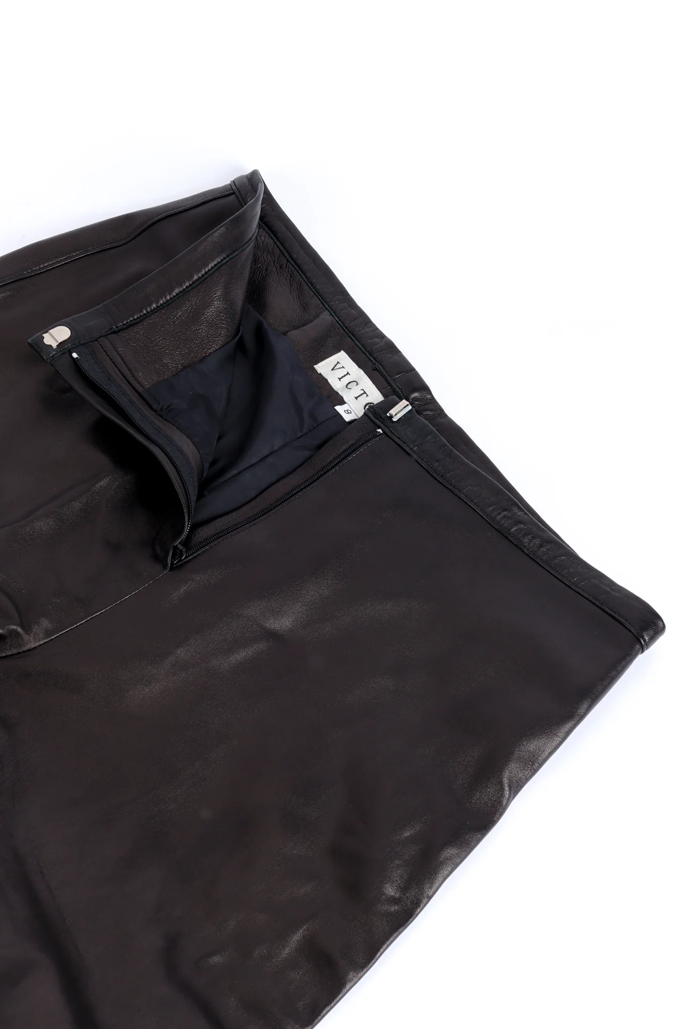 Mink Tail Leather Pant - Image 5