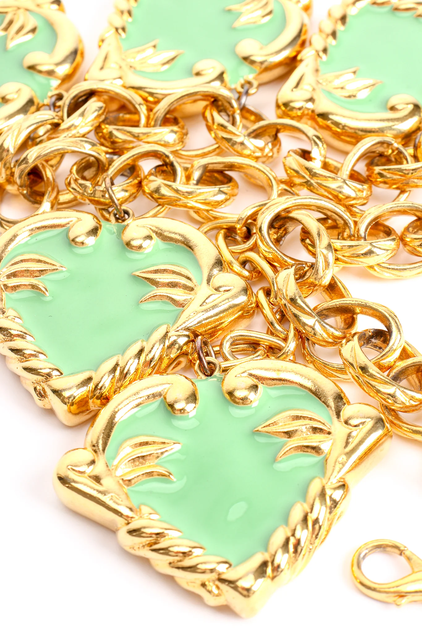 Mint Hearts Charm Necklace - Image 6