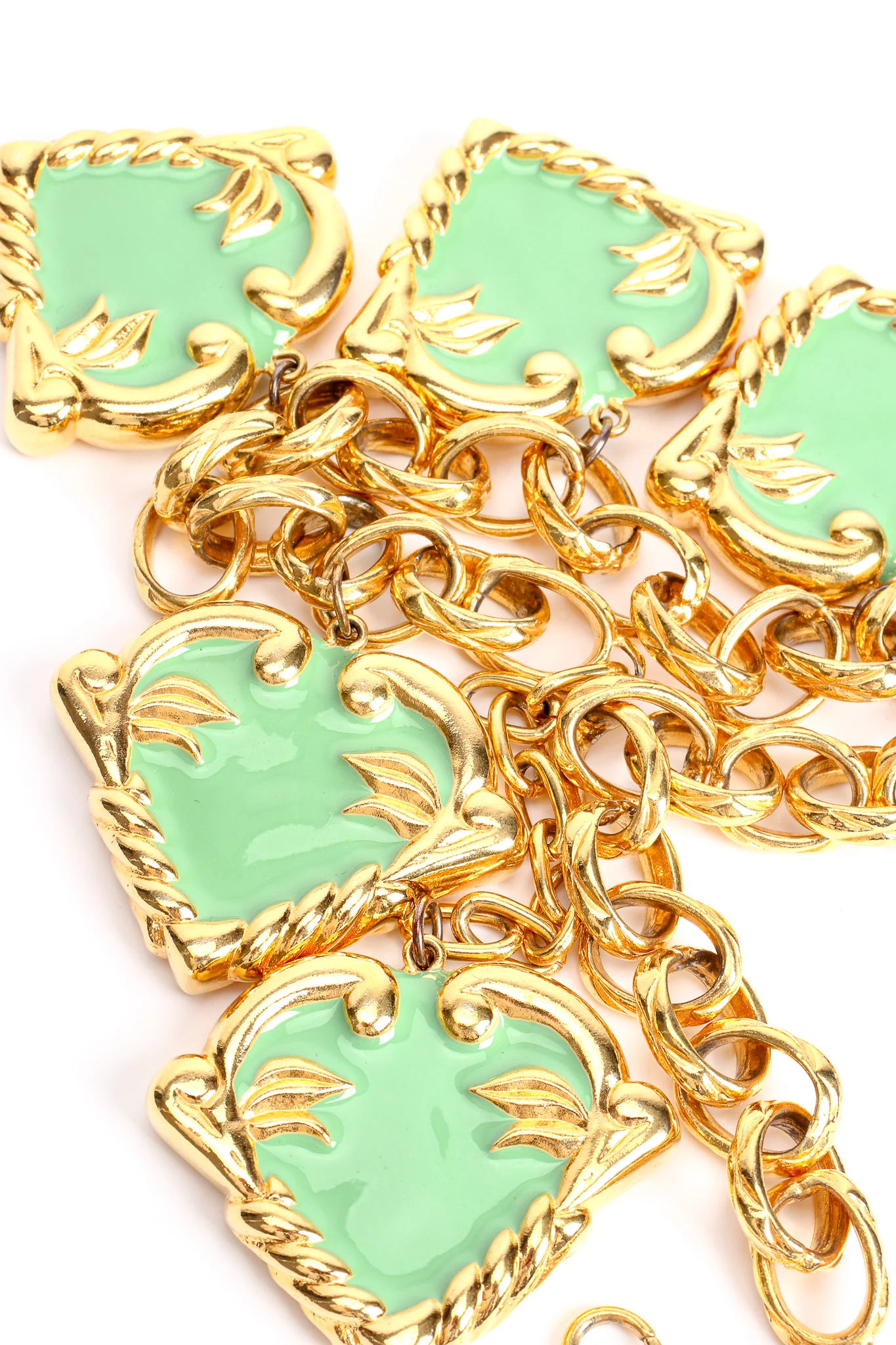 Mint Hearts Charm Necklace - Image 7