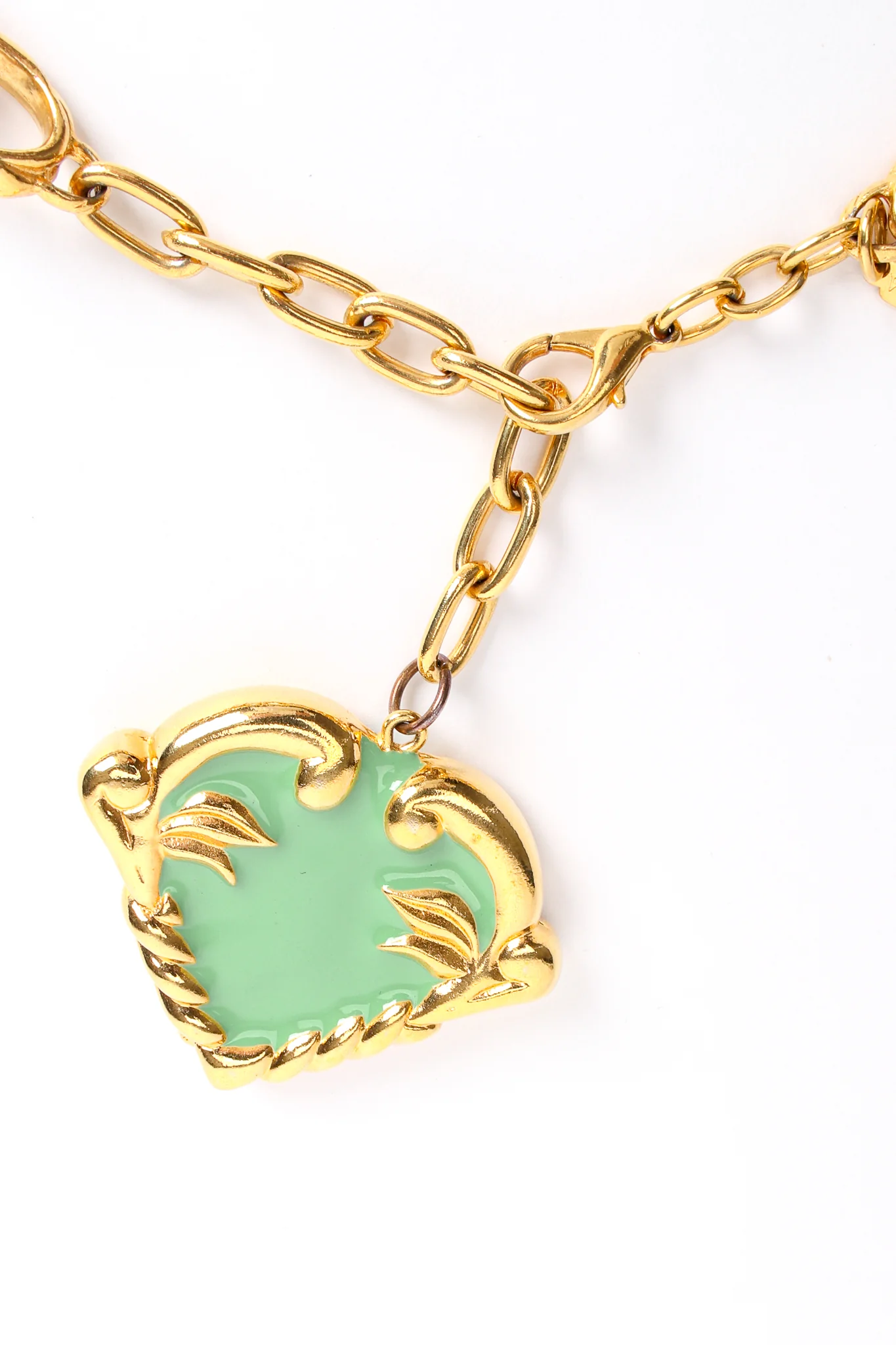 Mint Hearts Charm Necklace - Image 9
