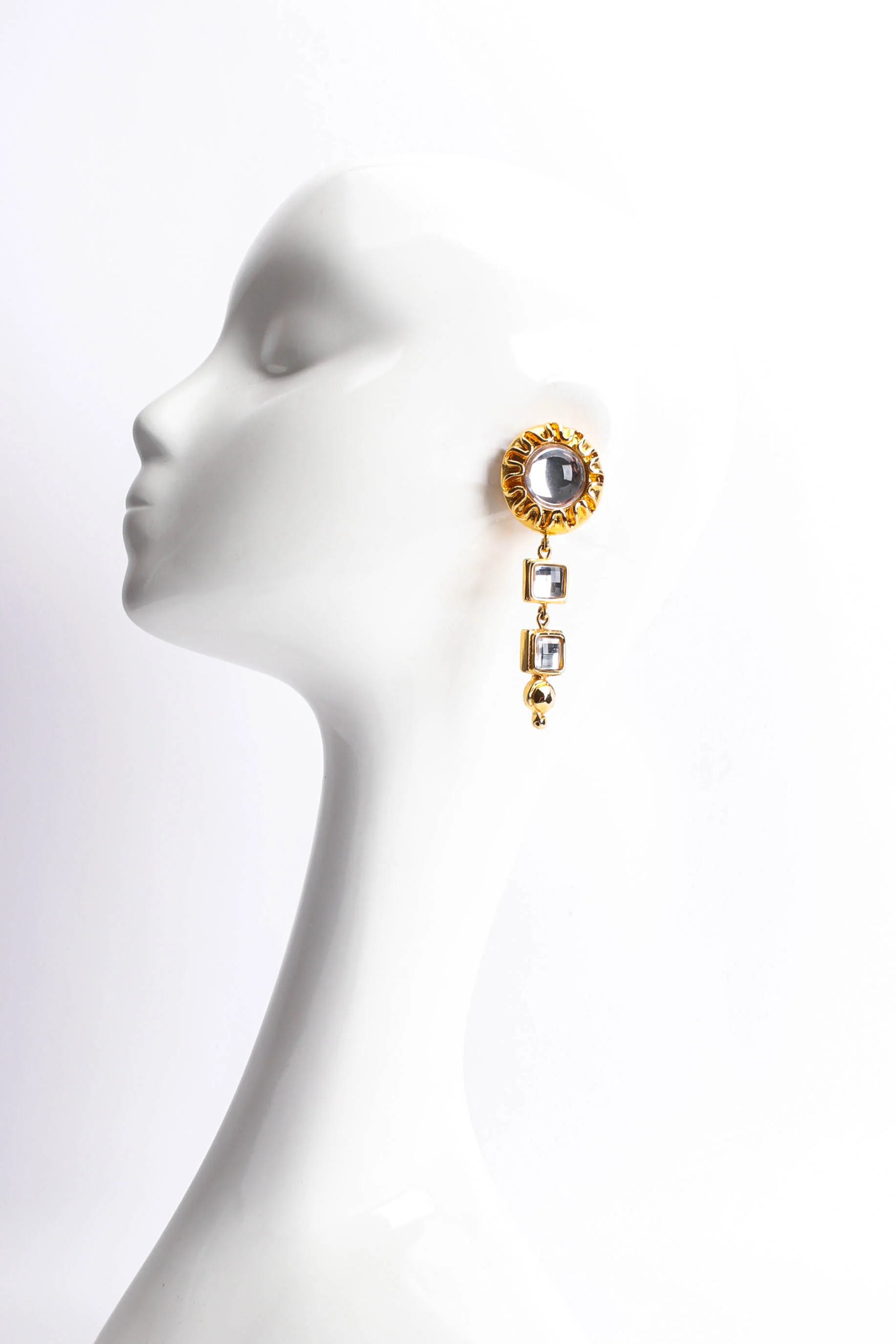 Mirror Swirl Earrings - Image 2