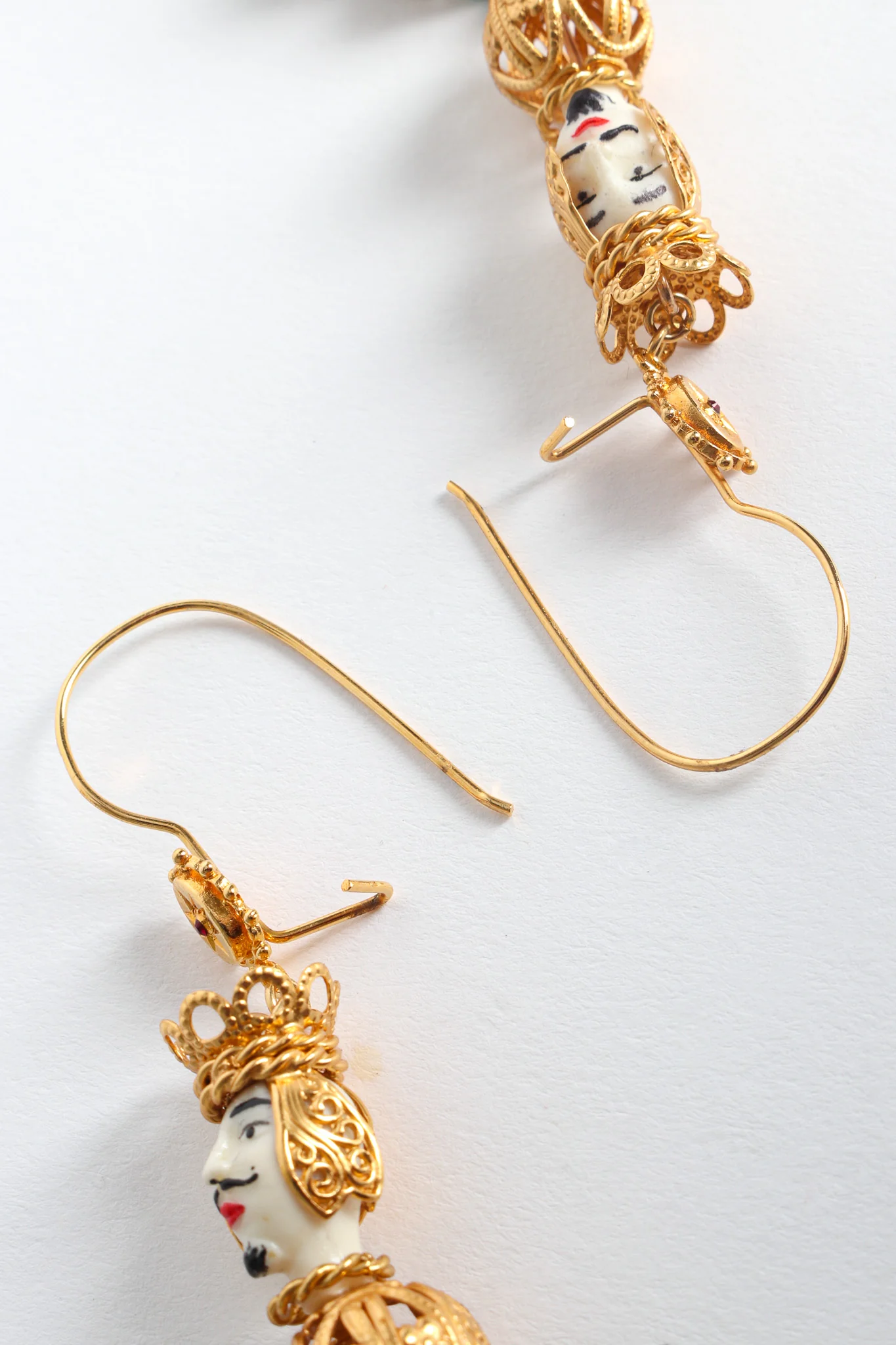 Mirror Wreath Rhinestone Earrings - Image 6