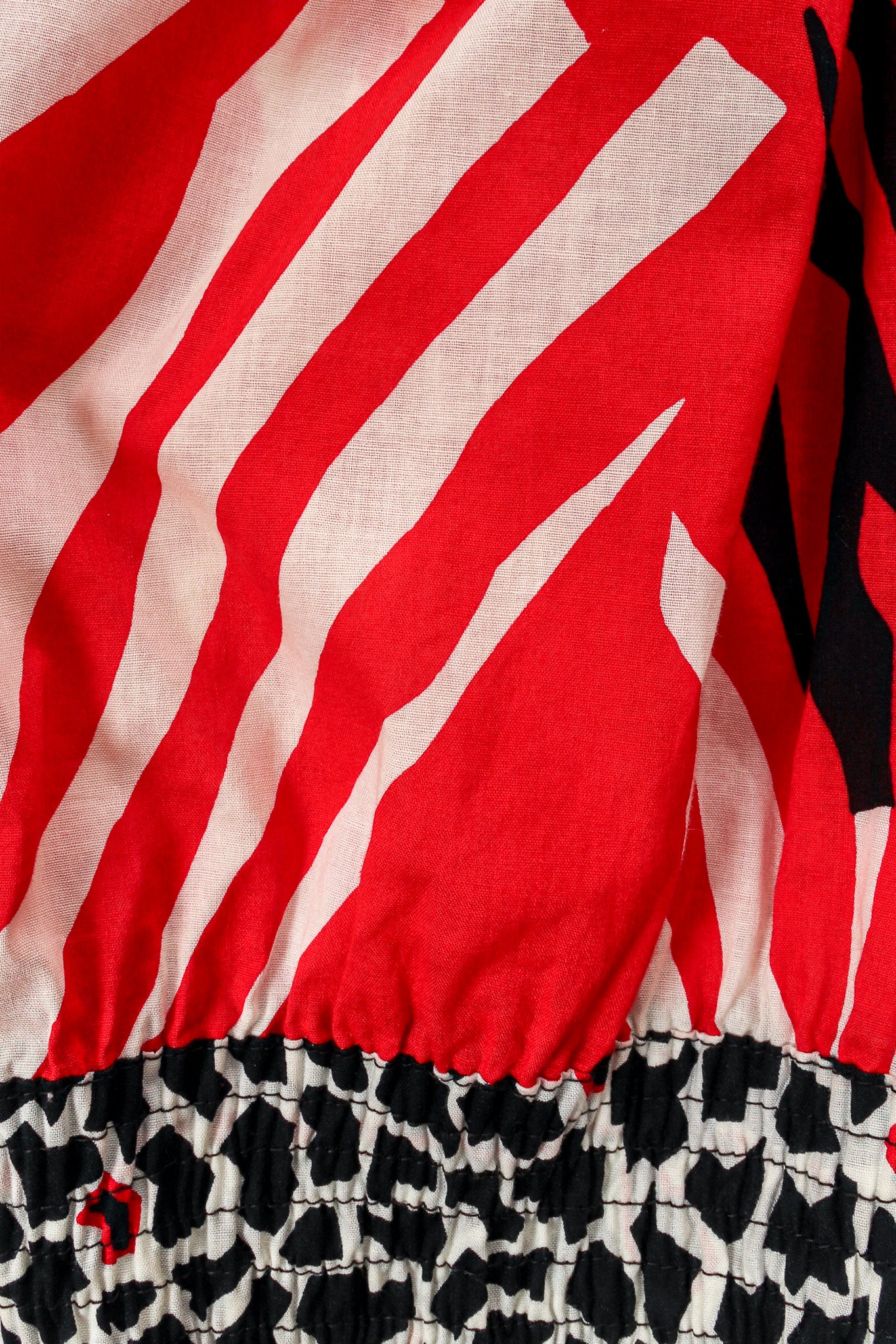 Mixed Animal Print Peasant Dress - Image 6