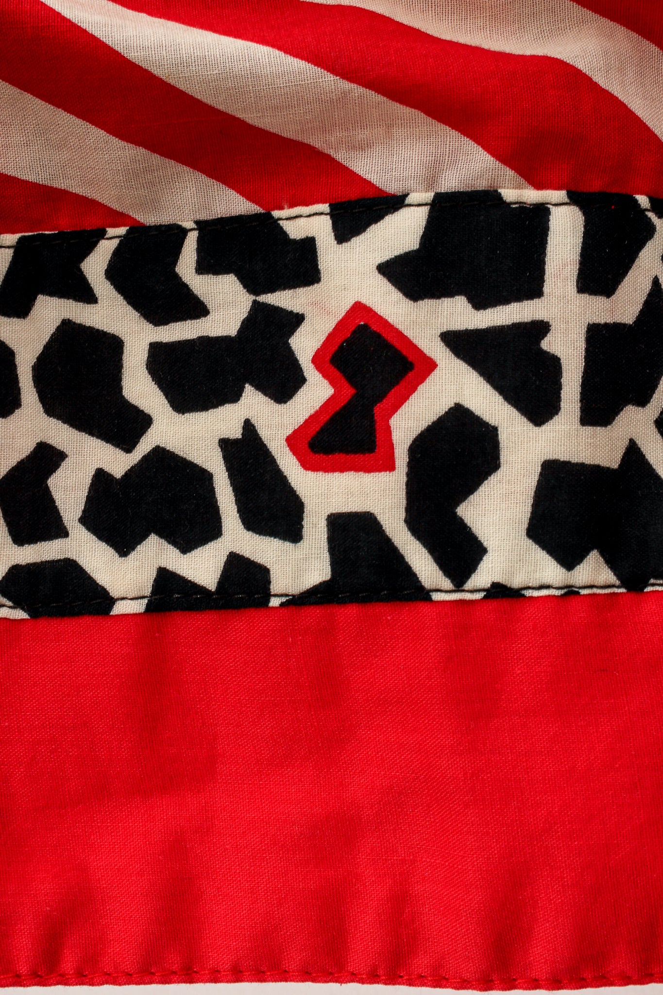 Mixed Animal Print Peasant Dress - Image 7