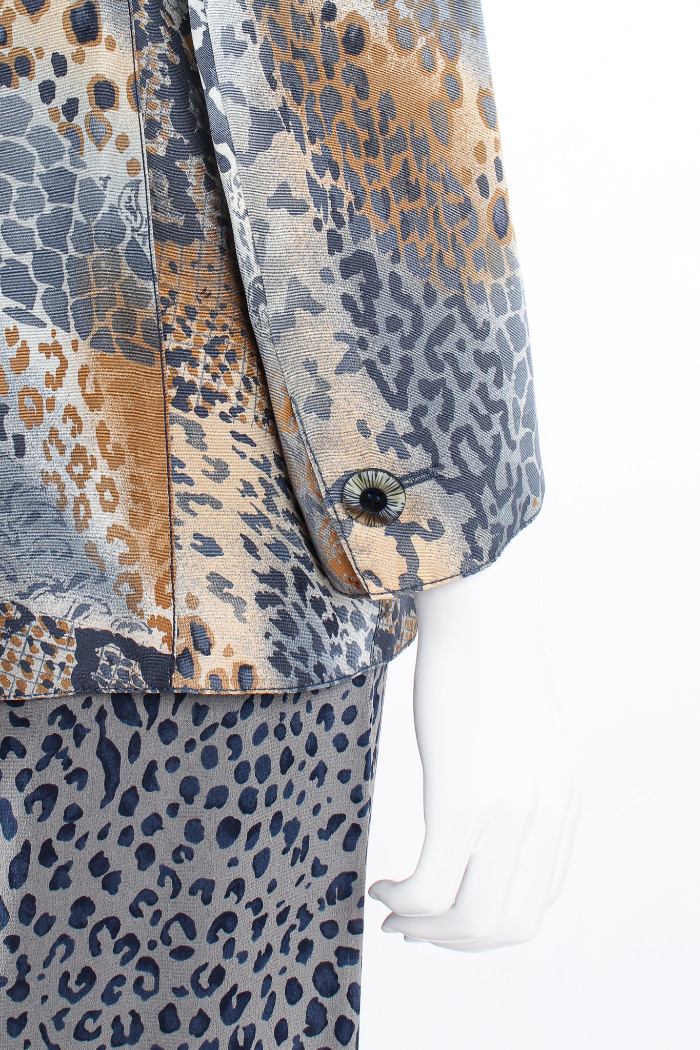 Mixed Animal Print Jacket & Pant Set - Image 12