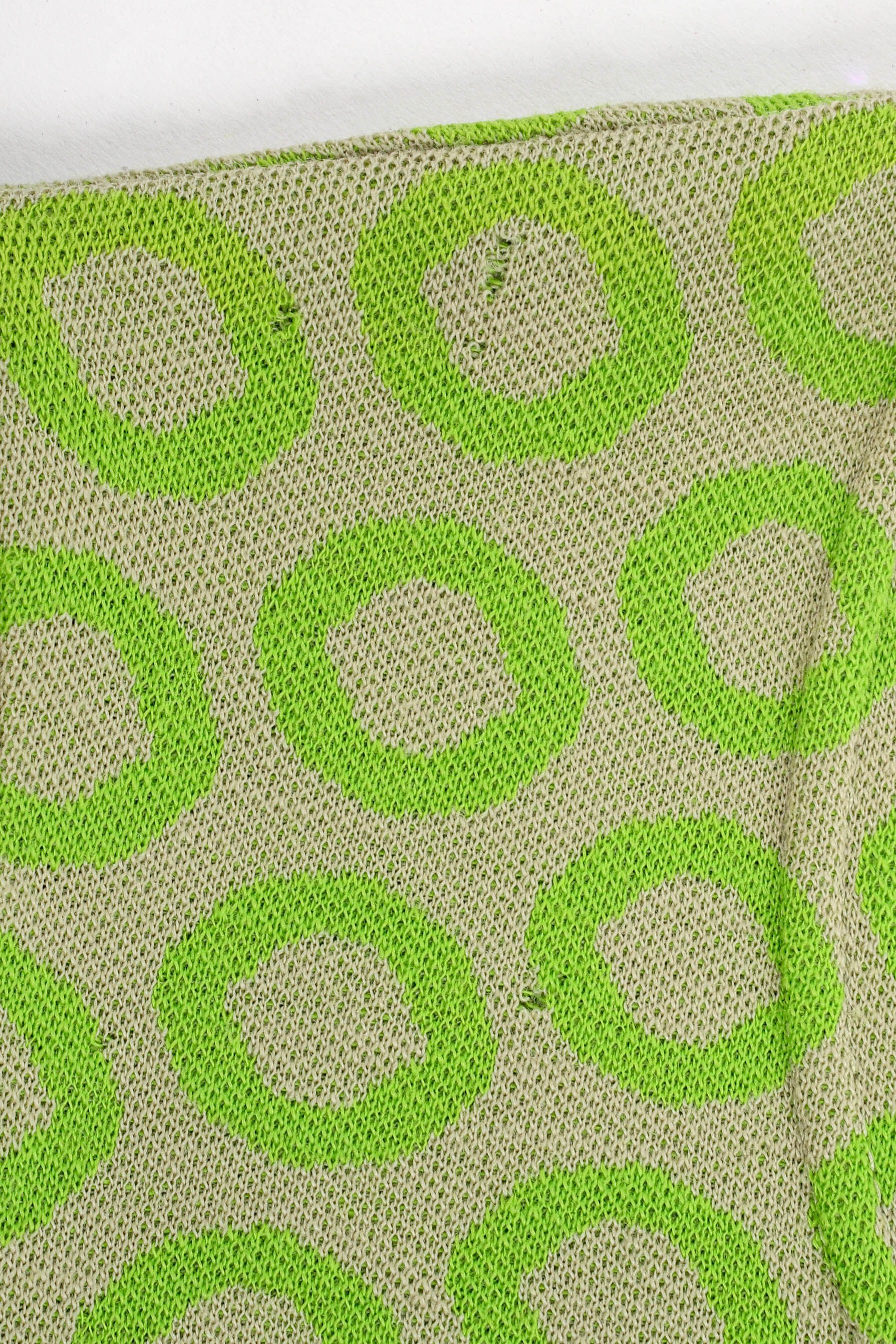 1965 Mixed Circle Dot Knit Dress - Image 6