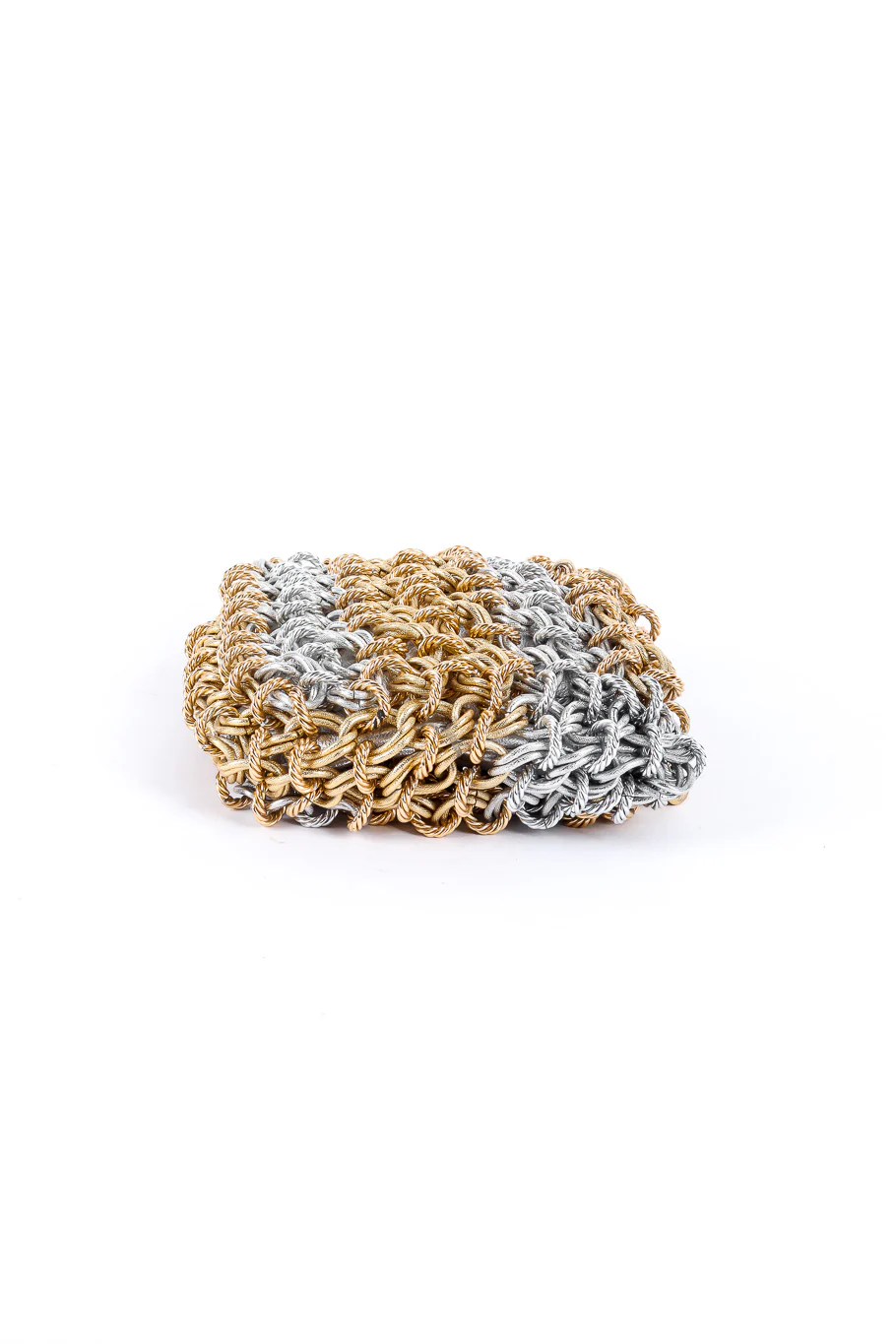 Mixed Metal Chainlink Shoulder Bag - Image 8