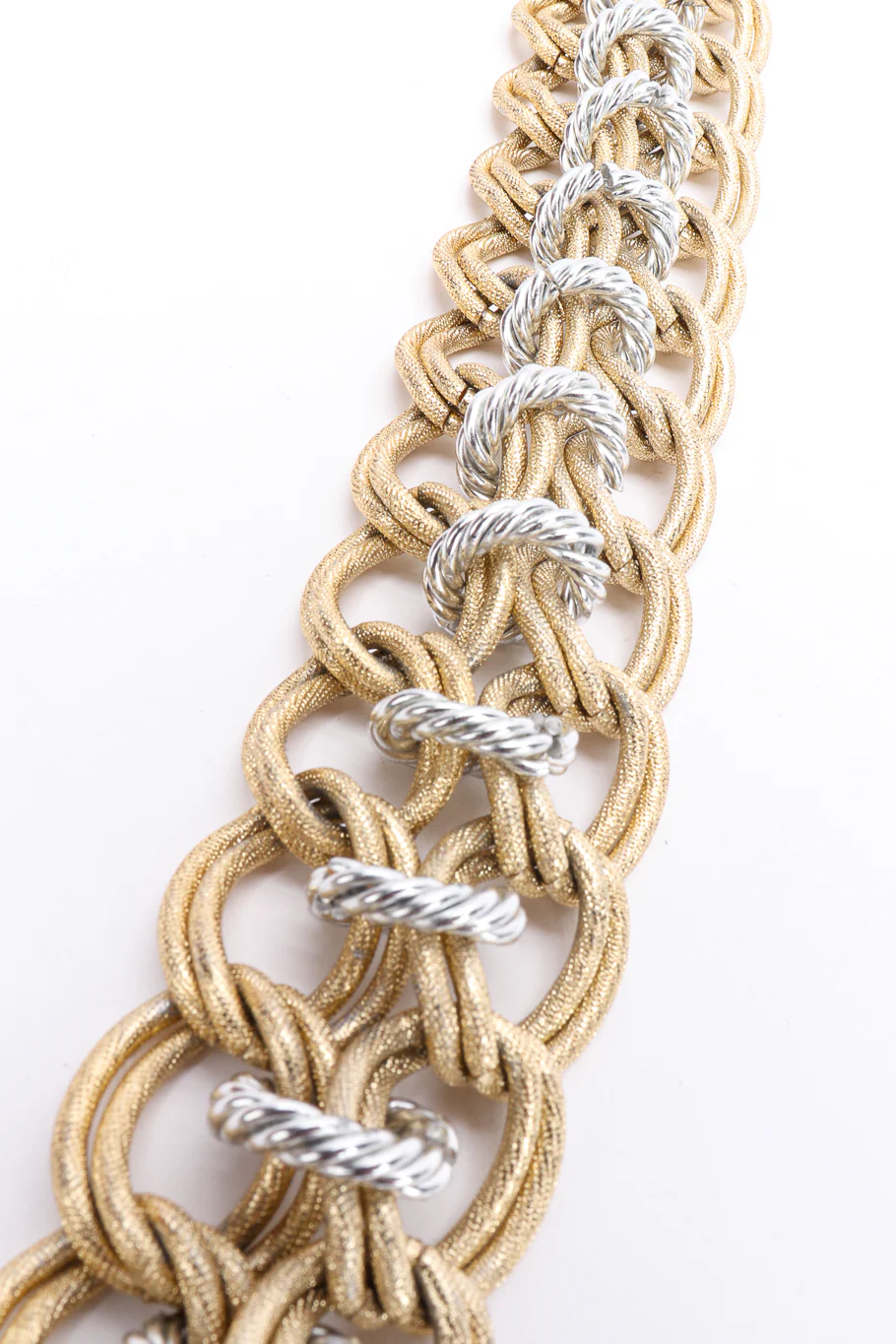 Mixed Metal Chainmail Shoulder Bag - Image 4
