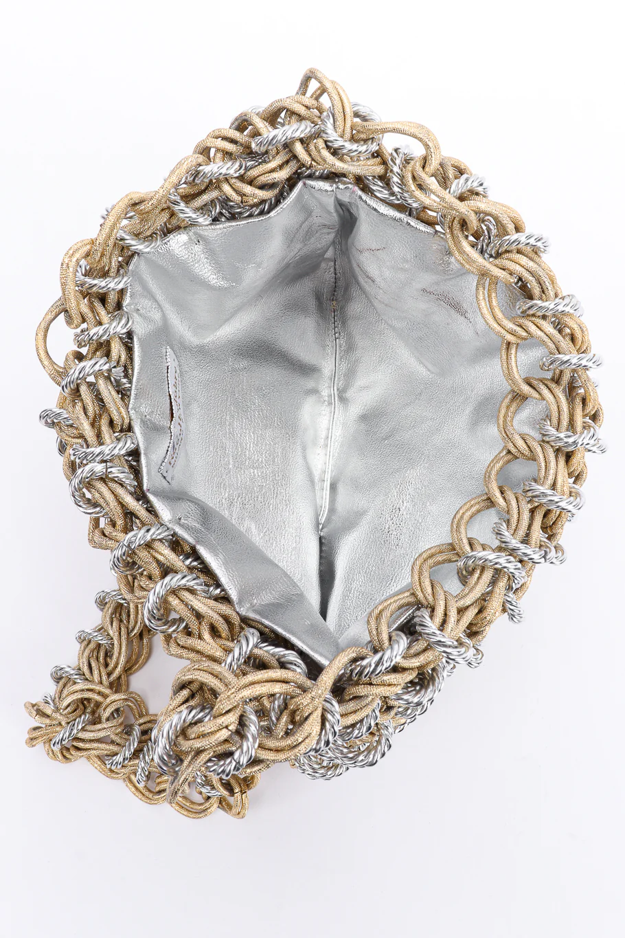 Mixed Metal Chainmail Shoulder Bag - Image 7