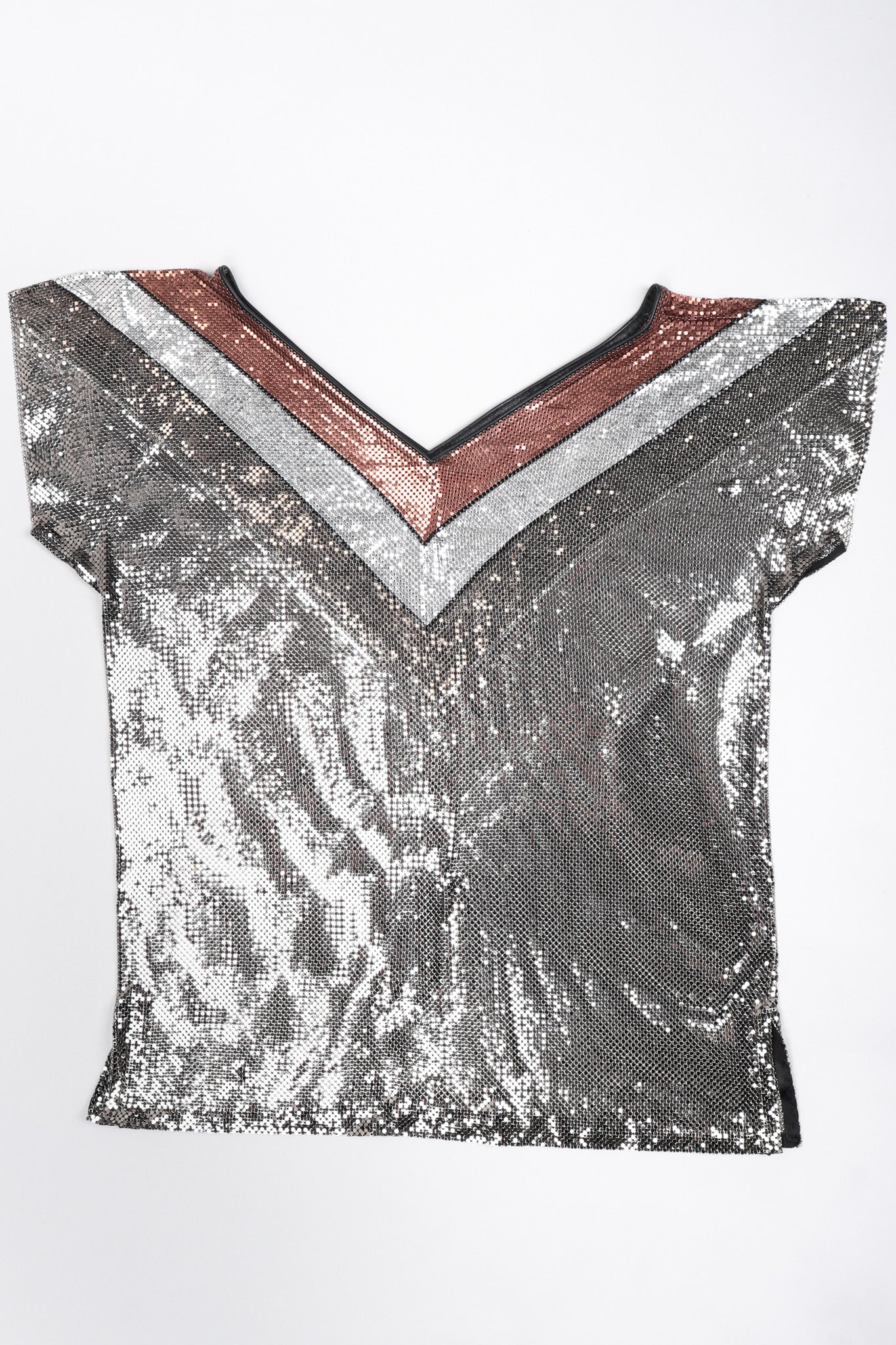 Mixed Metal Mesh Tee - Image 15