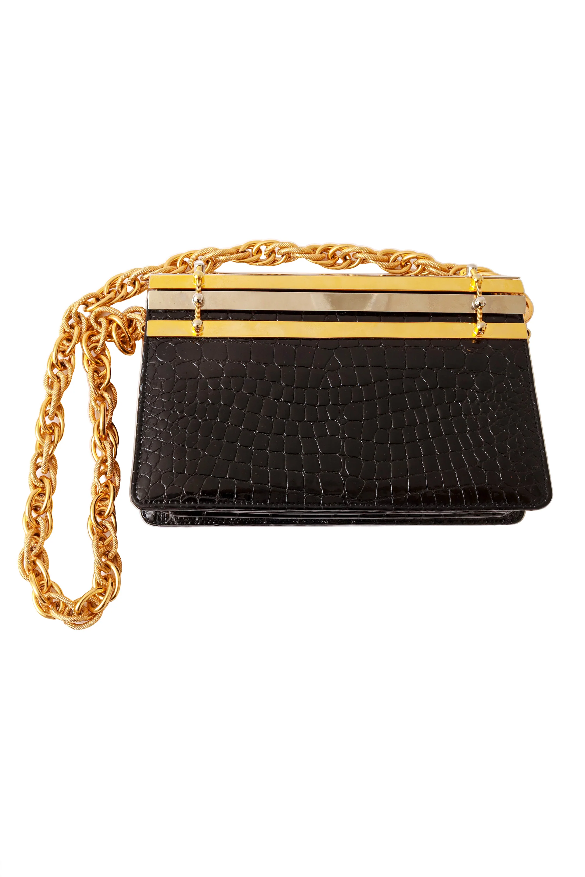Mixed Metal Reptile Bag - Image 5