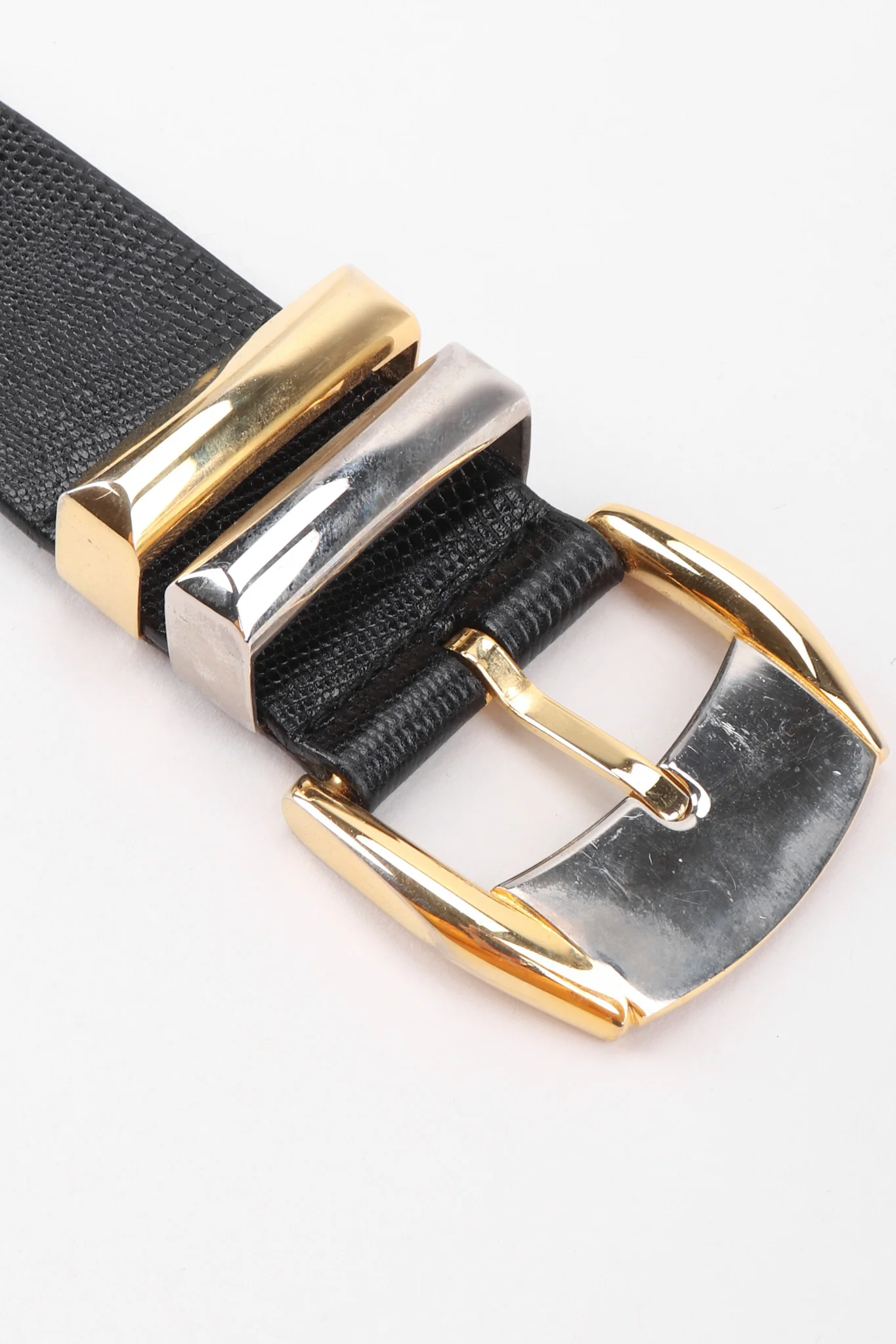 Mixed Metal Studded Medusa Belt - Image 14