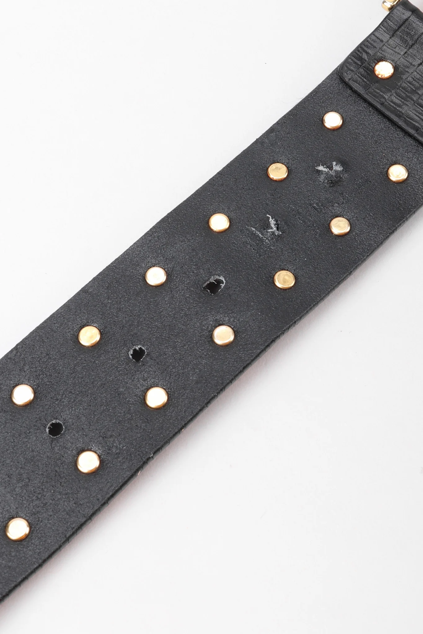 Mixed Metal Studded Medusa Belt - Image 17