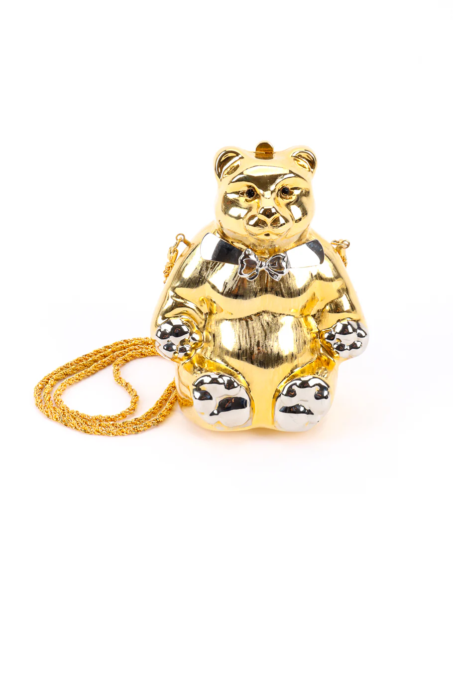 Mixed Metal Teddy Bear Bag - Image 4