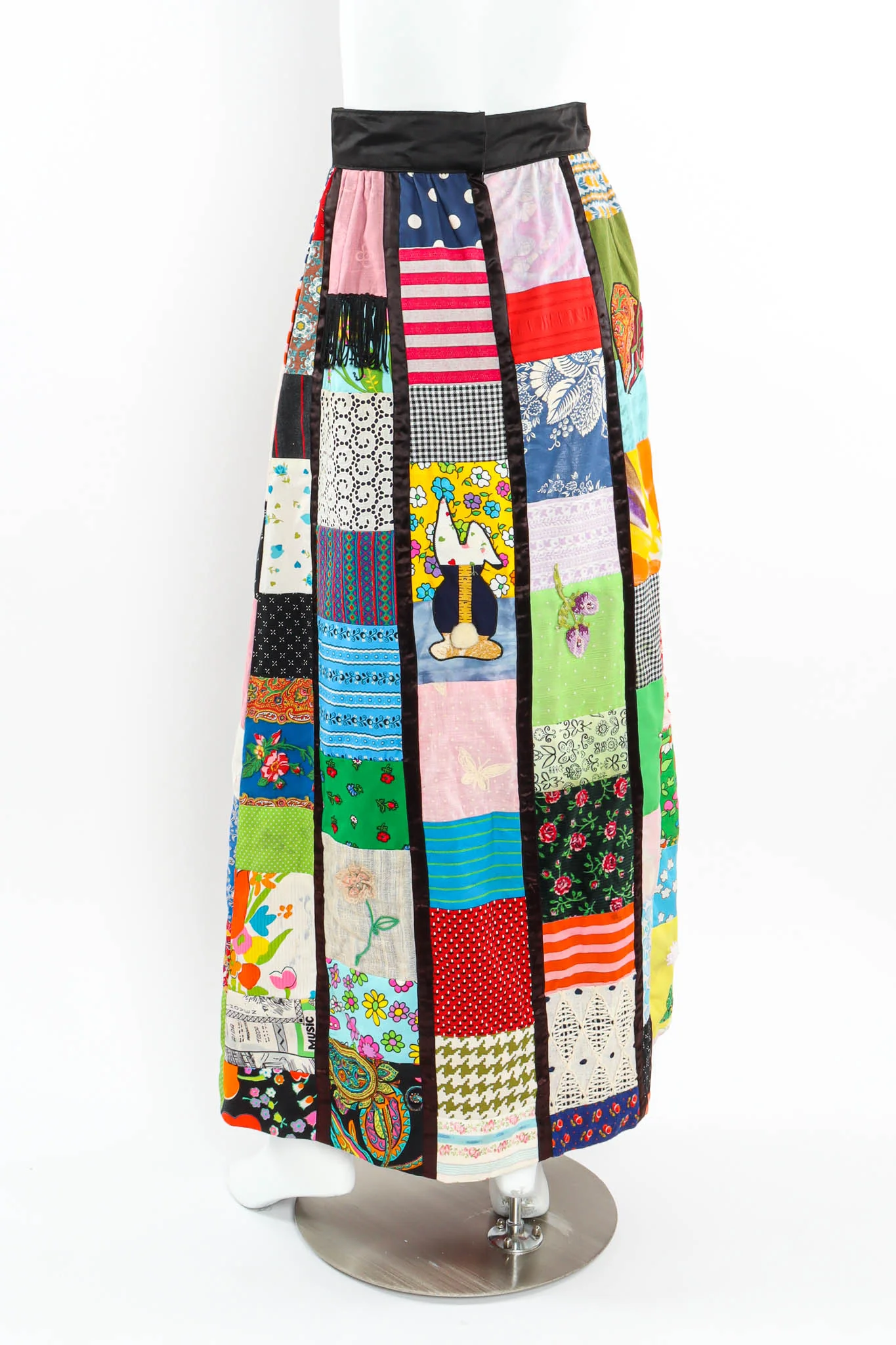 Mixed Patchwork Skirt - Image 4