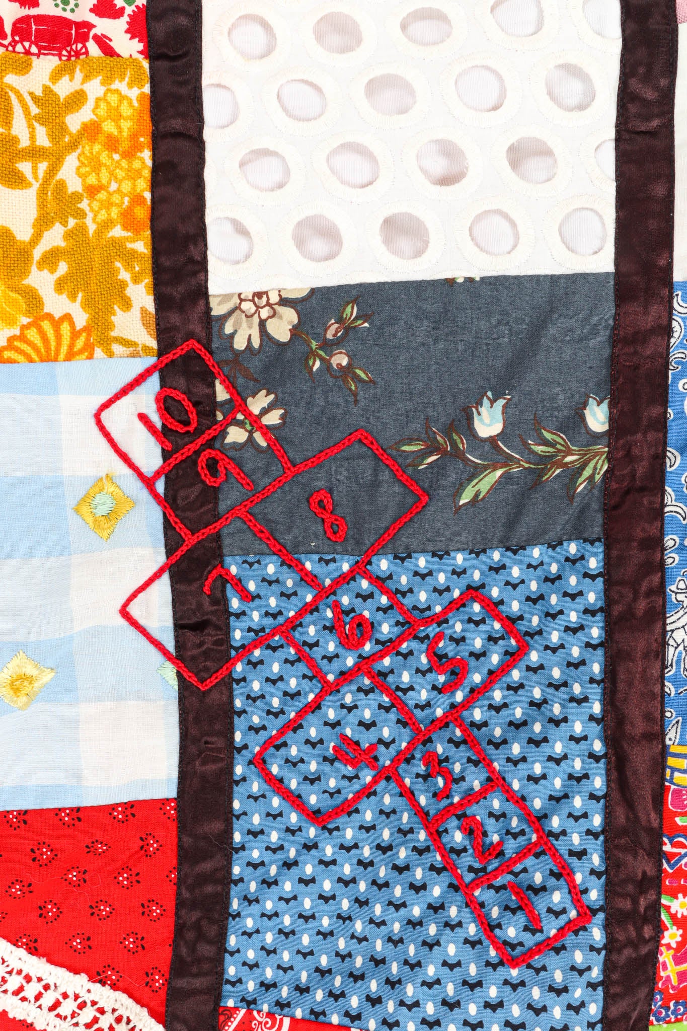 Mixed Patchwork Skirt - Image 8