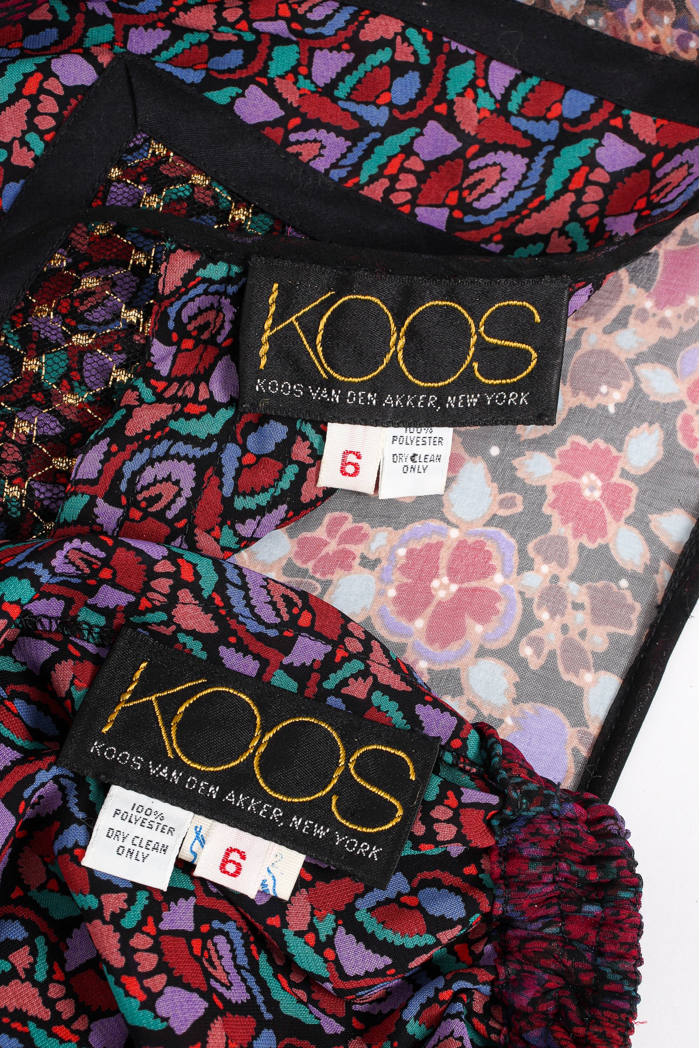Mixed Print Chiffon Top & Skirt Set - Image 19