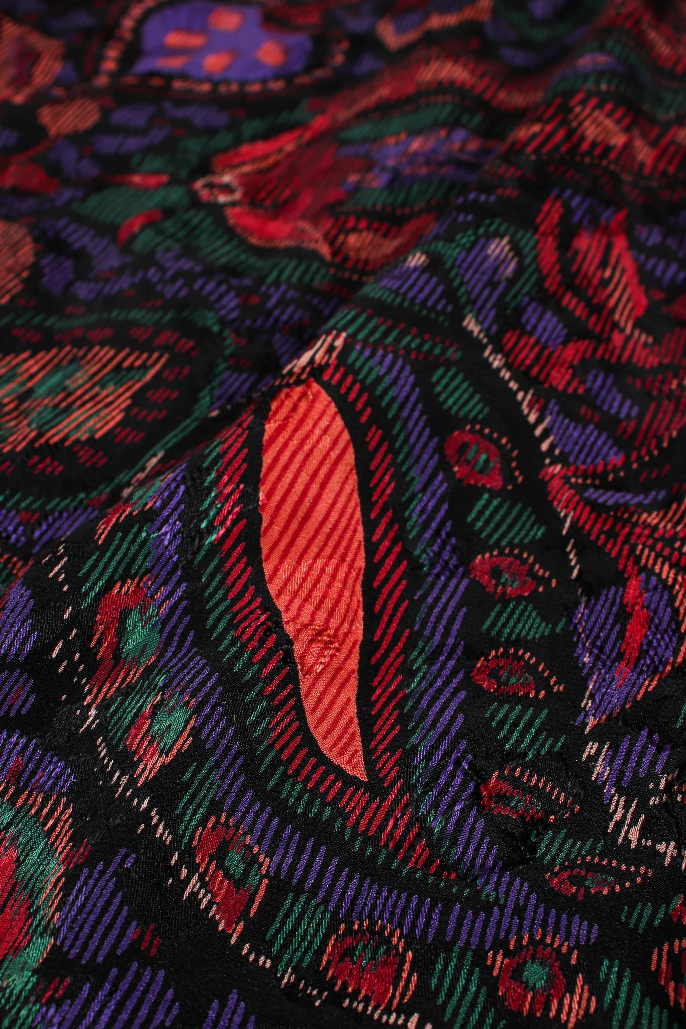 Mixed Print Floral Paisley Blouse & Skirt Set - Image 11