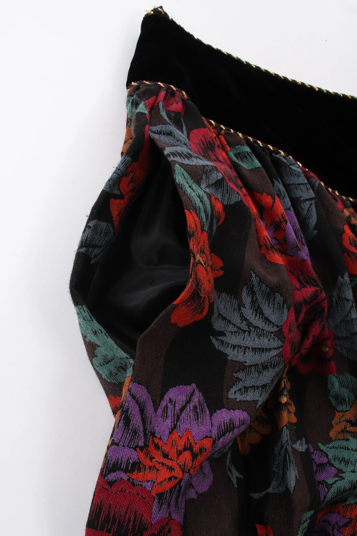 Mixed Print Floral Paisley Blouse & Skirt Set - Image 18