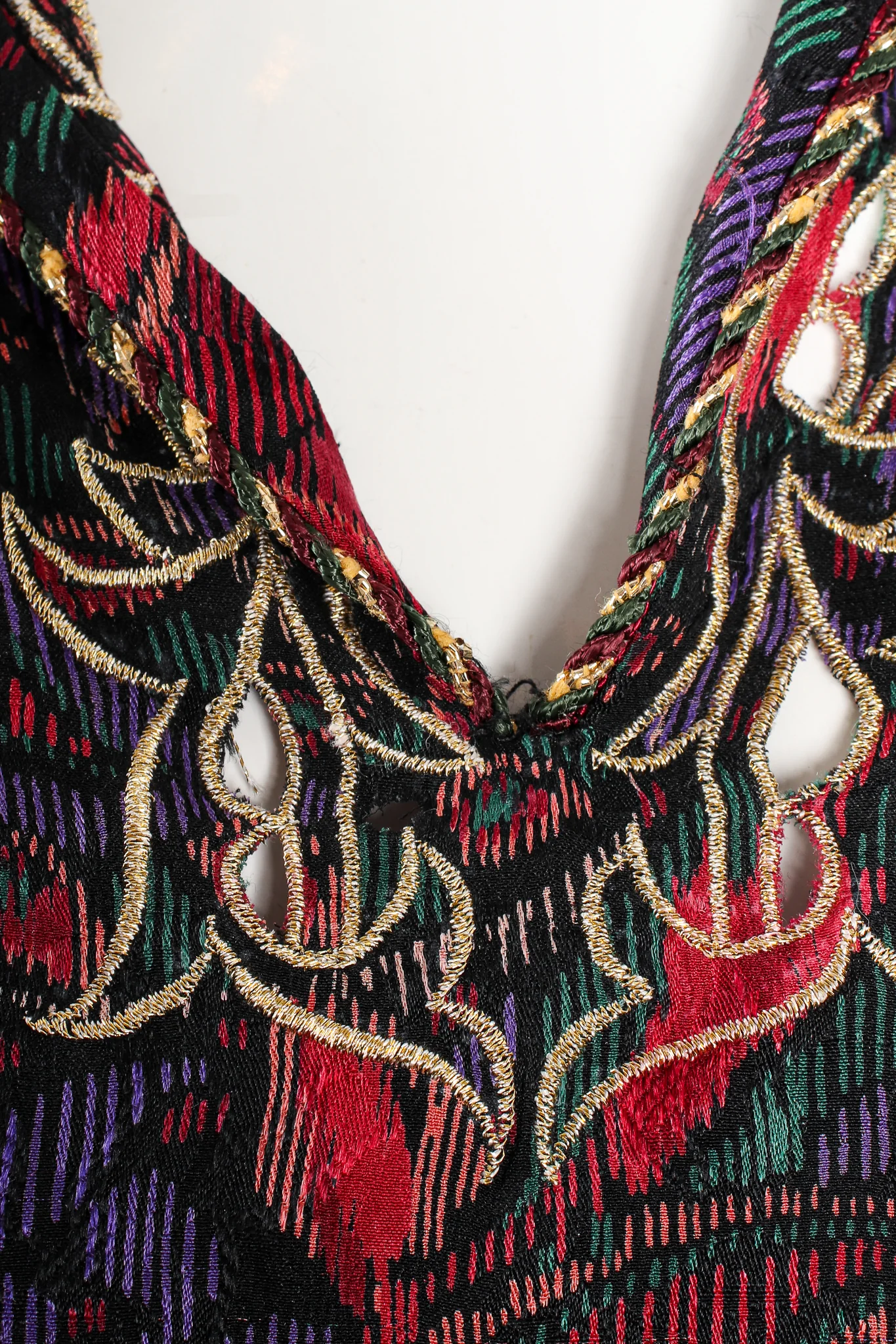 Mixed Print Floral Paisley Blouse & Skirt Set - Image 22