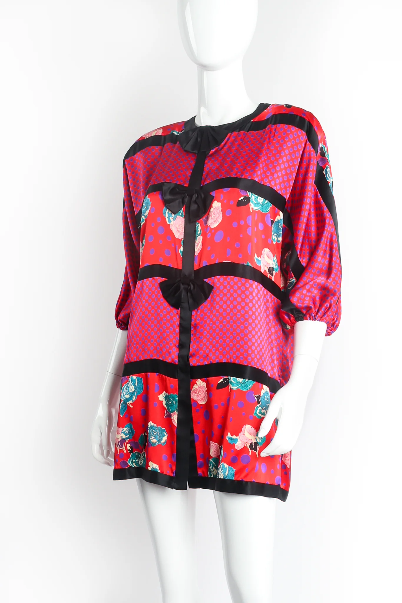 Mixed Print Longline Top - Image 2