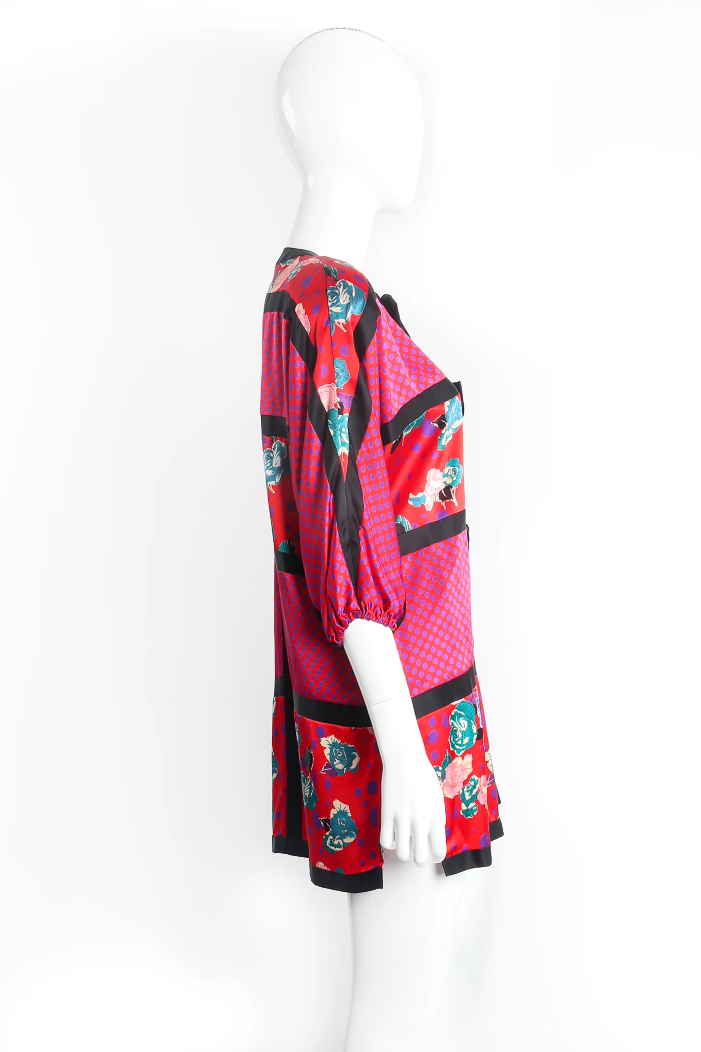 Mixed Print Longline Top - Image 3