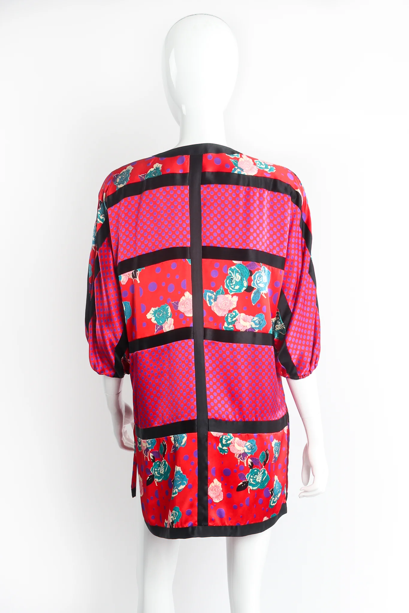 Mixed Print Longline Top - Image 4