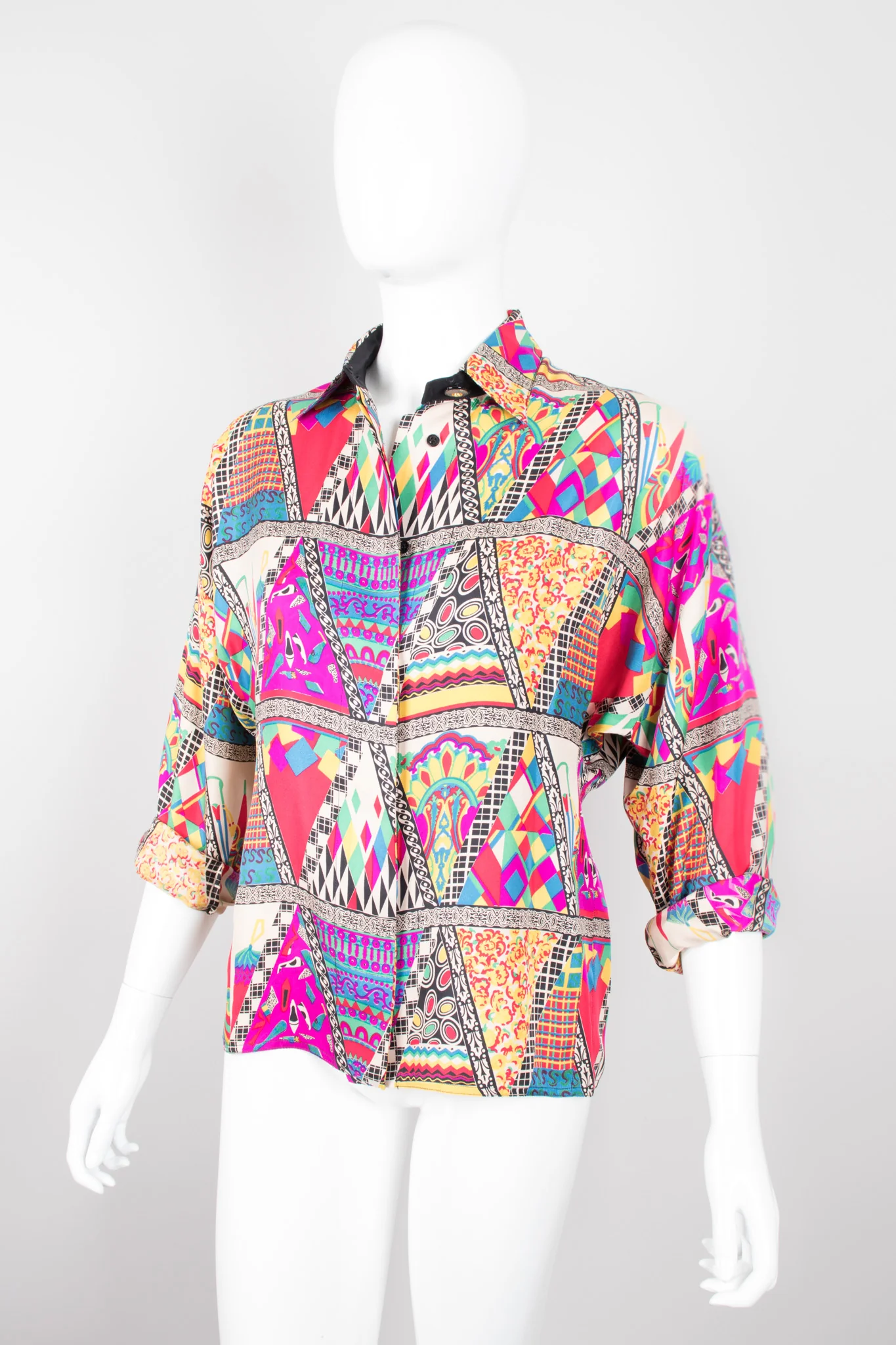 Mixed Print Shirt - Image 9