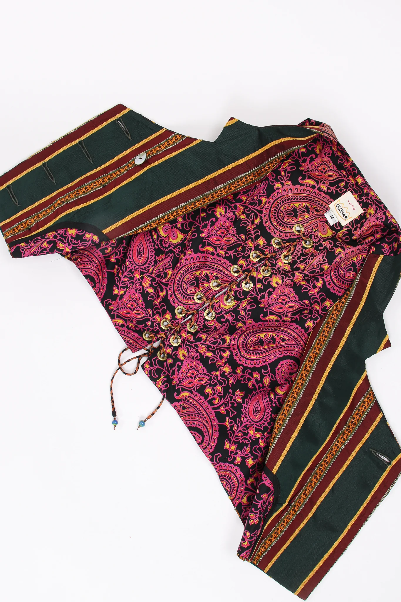 Mixed Print Silk Vest - Image 13