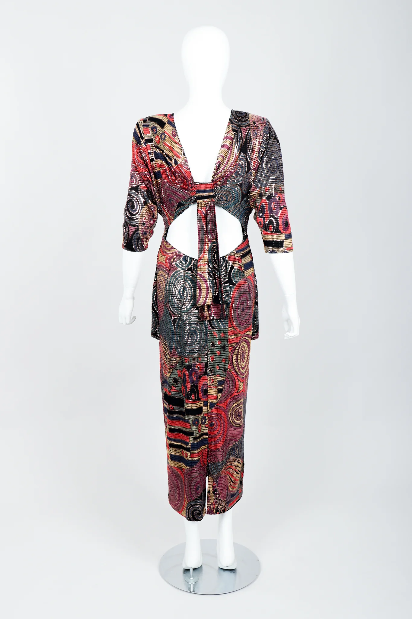 Mosaic Keyhole Back Dress - Image 5