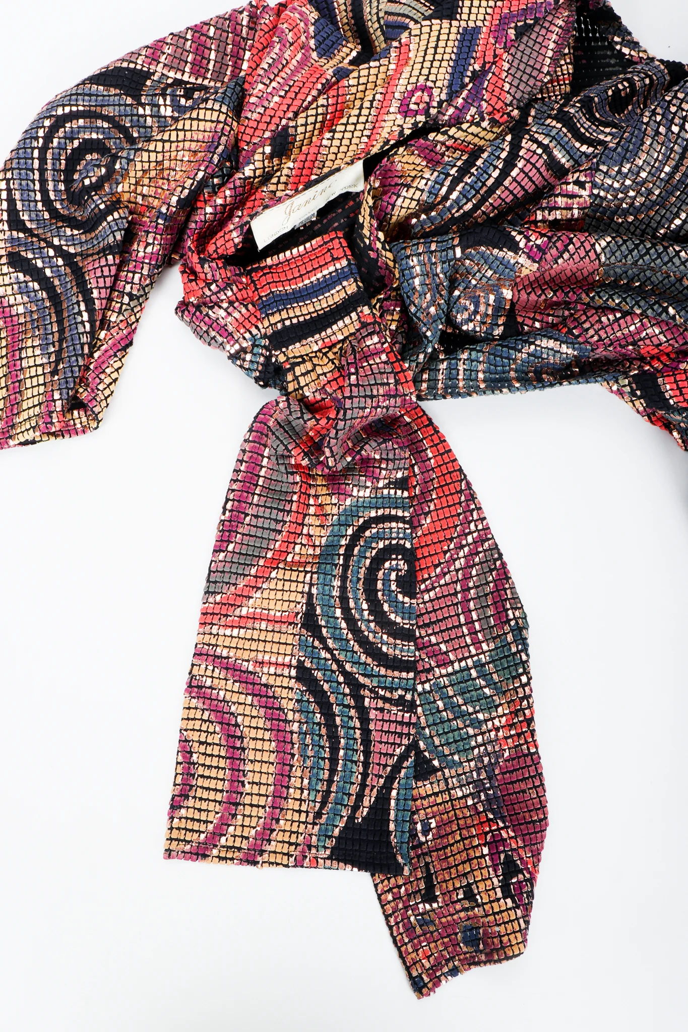 Mosaic Keyhole Back Dress - Image 8