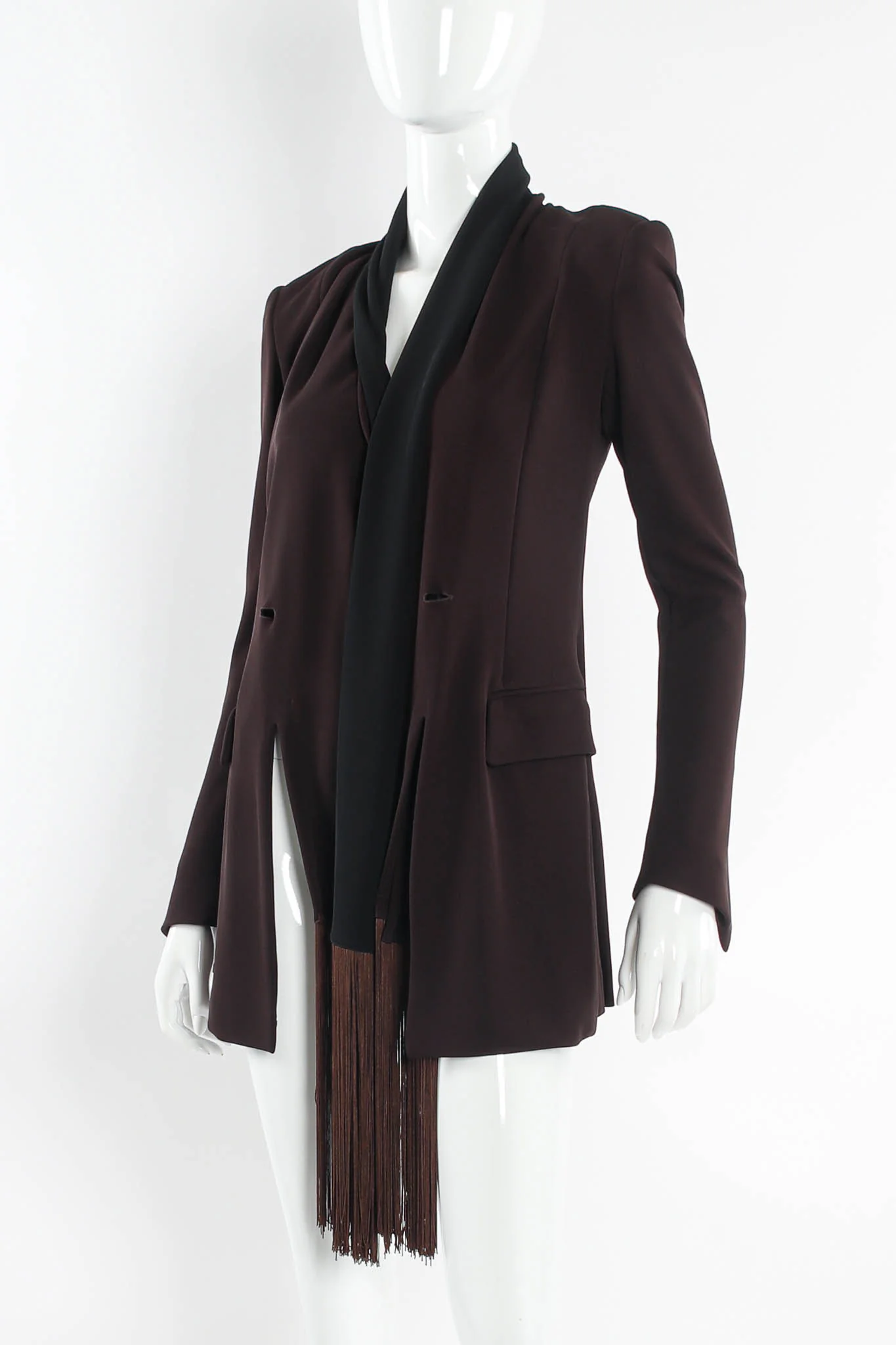 Shawl Fringe Jacket - Image 2