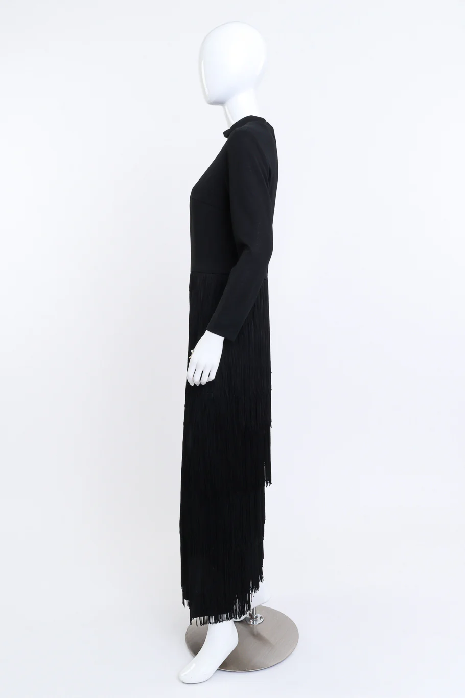 Mock Neck Fringed Jumpsuit - Image 3