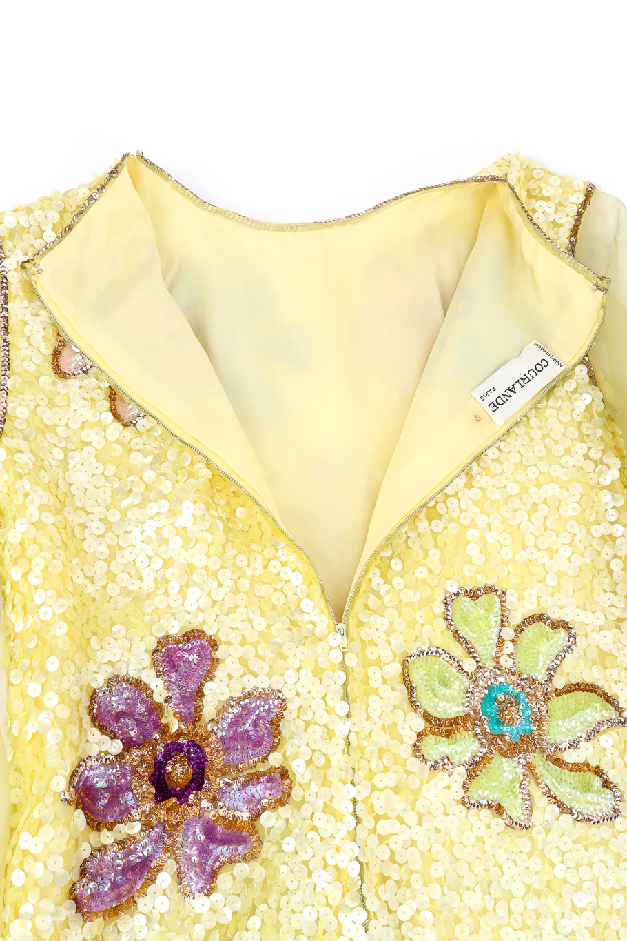 Mod Flower Sequin Dress - Image 7
