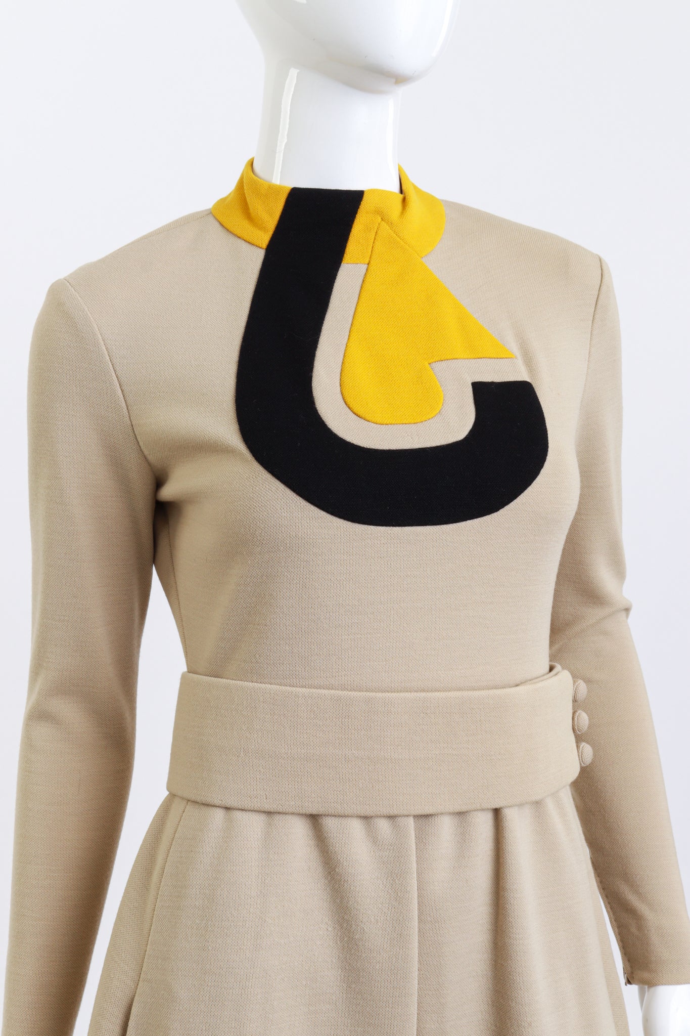 Mod Geo Mock Neck Dress - Image 2