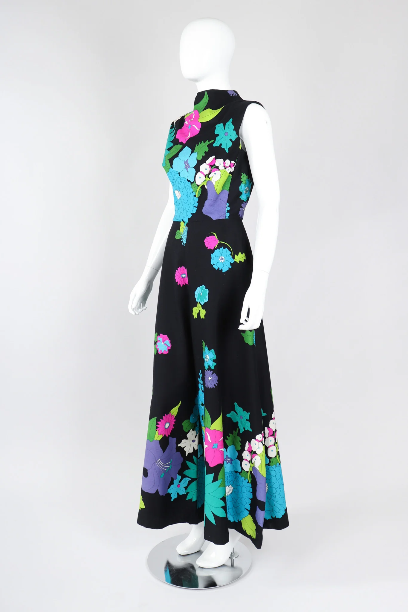 Mod Hot Floral Jumpsuit - Image 4