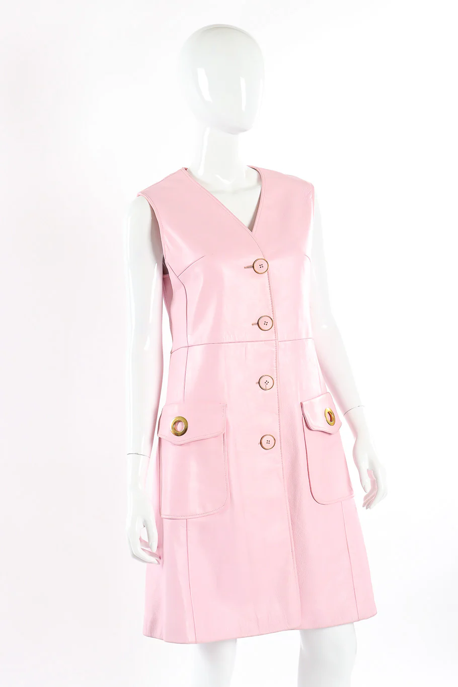Mod Leather Dress