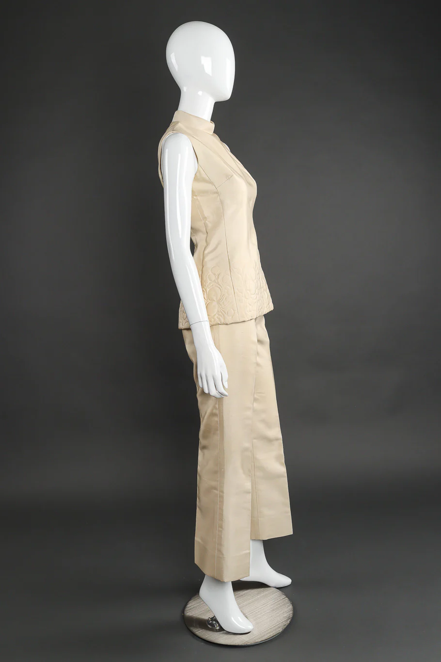 Mod Silk Top and Pant Set - Image 2