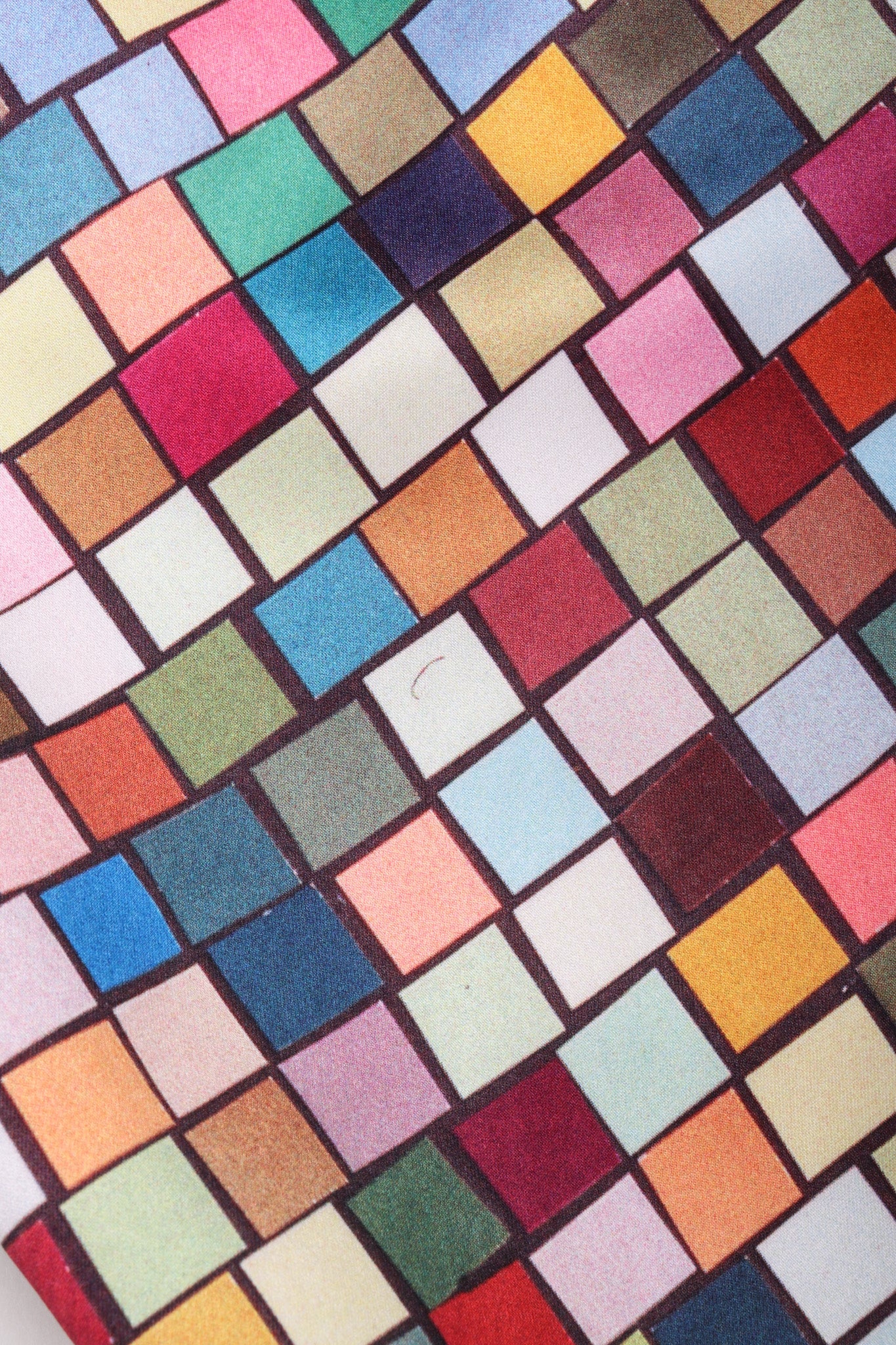 Mod Square Print Cocktail Dress - Image 14