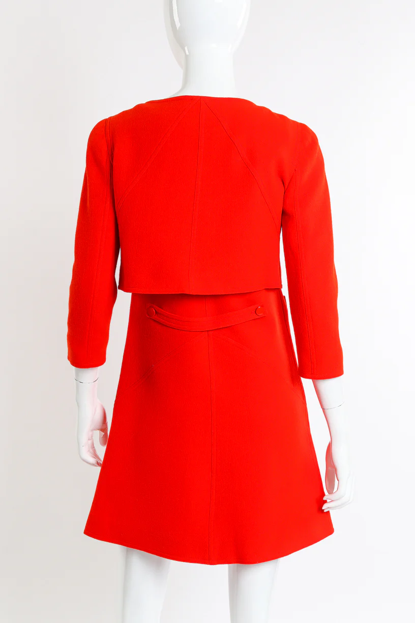 Mod Wool Jacket and Dress Set - Image 5