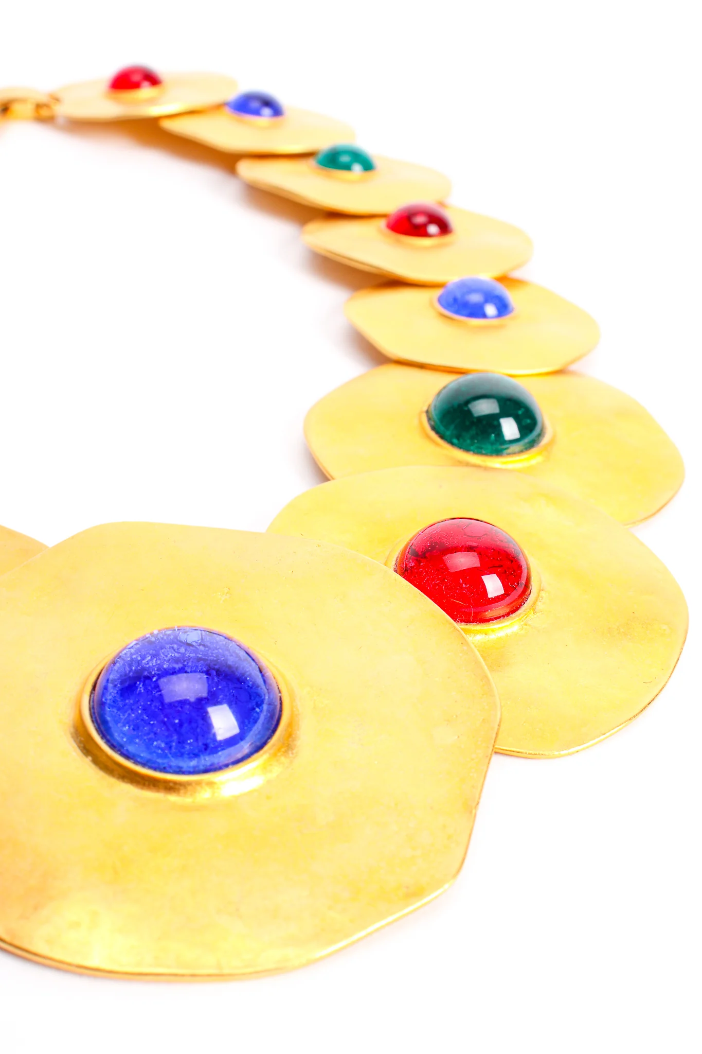Modernist Disc Collar & Earring Set - Image 10