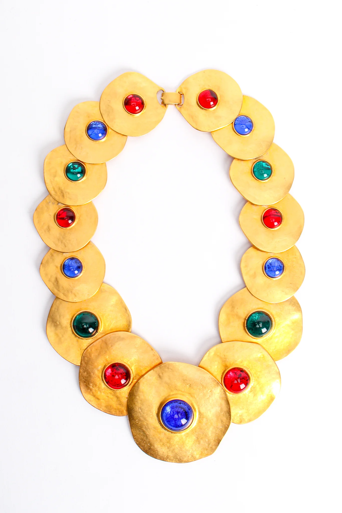 Modernist Disc Collar & Earring Set - Image 8