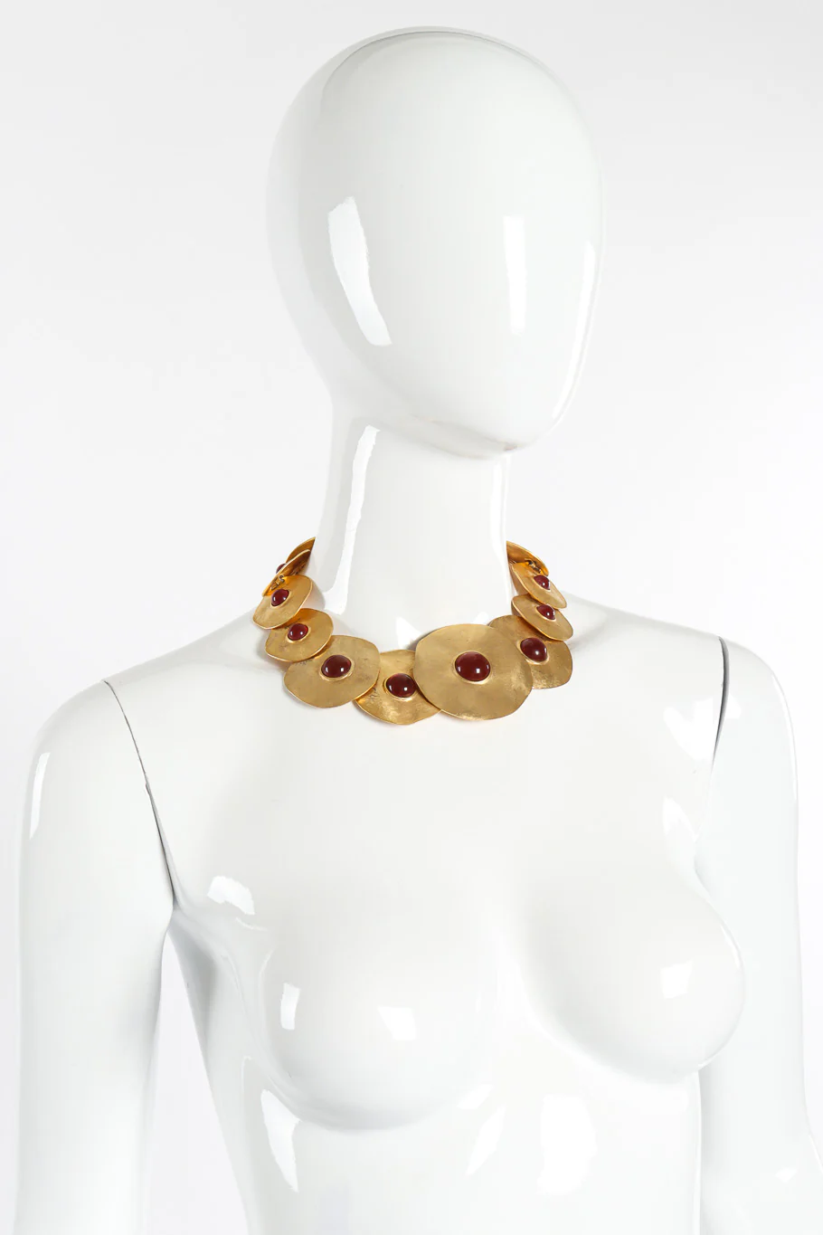 Modernist Disc Collar Necklace - Image 2