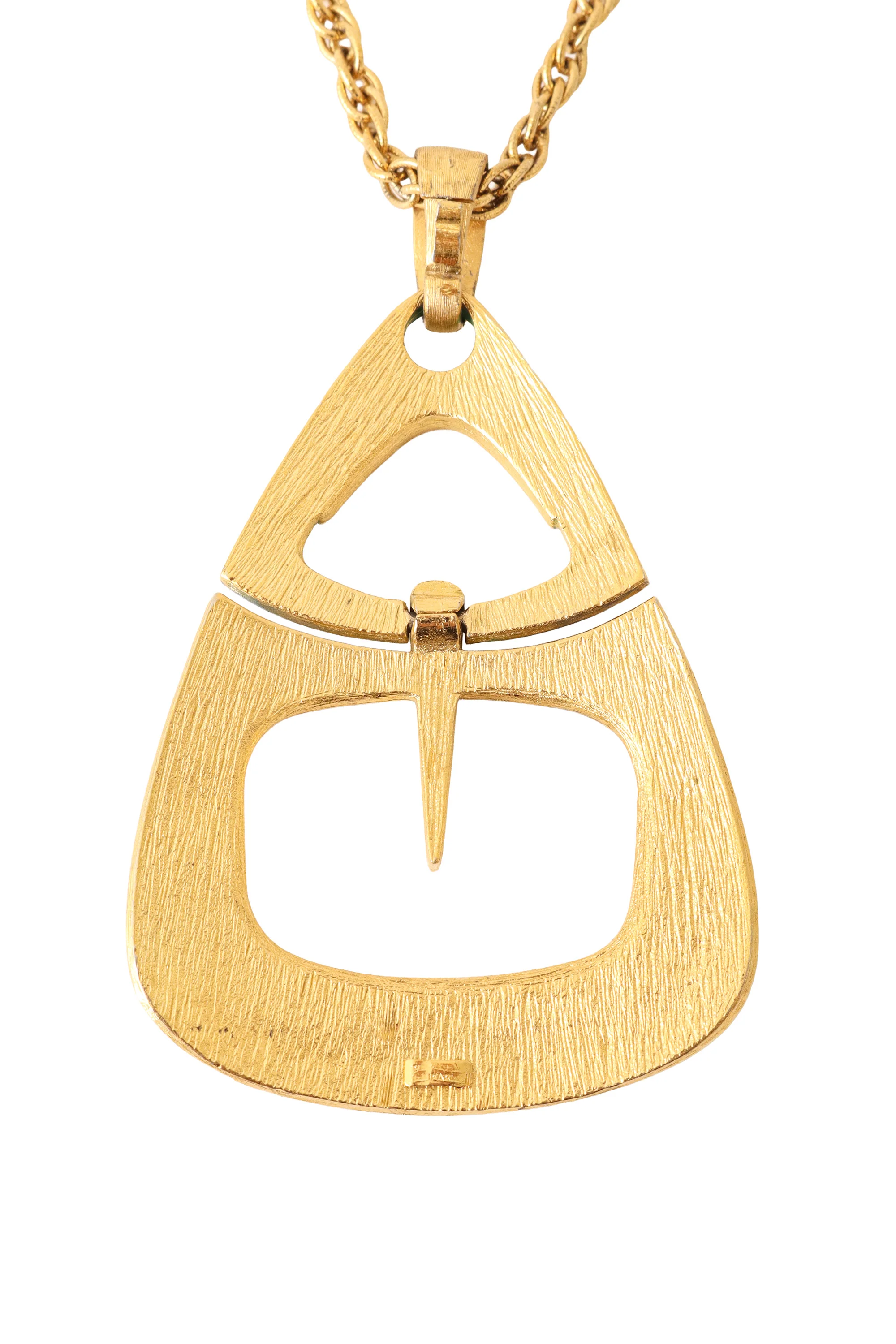 Modernist Enamel Pendant Necklace - Image 5