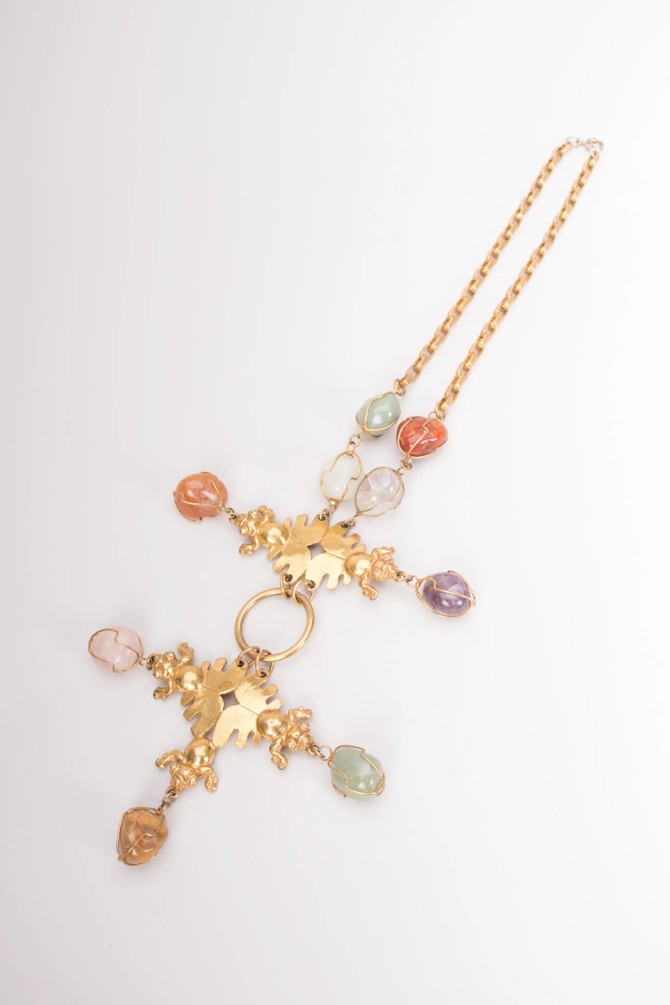 Modernist Fly Gemstone Necklace - Image 4