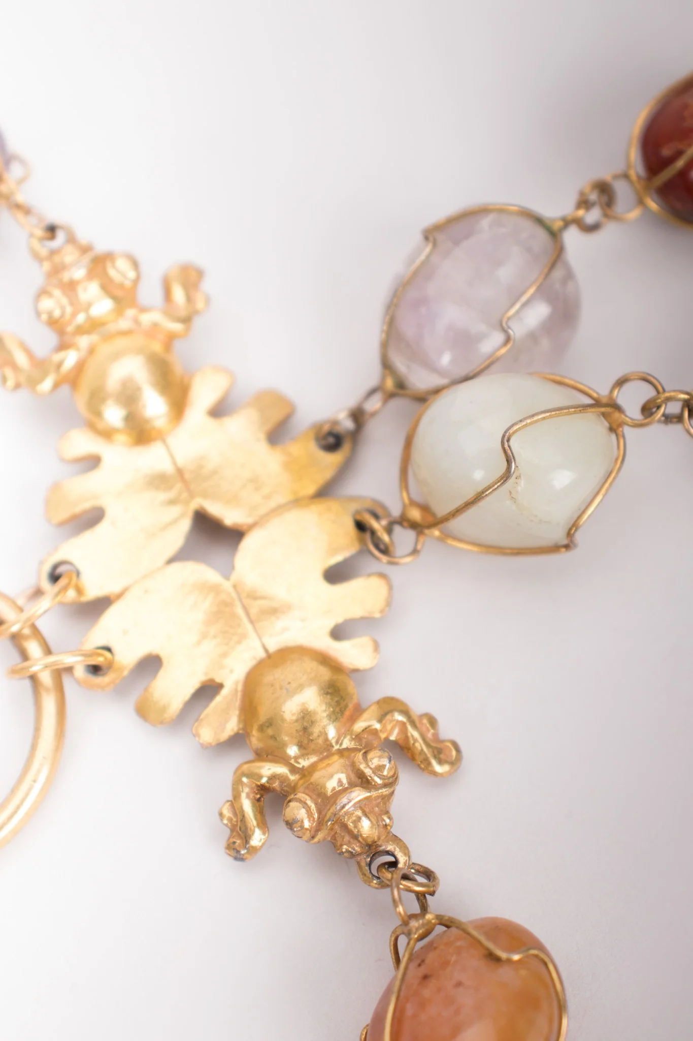 Modernist Fly Gemstone Necklace - Image 7