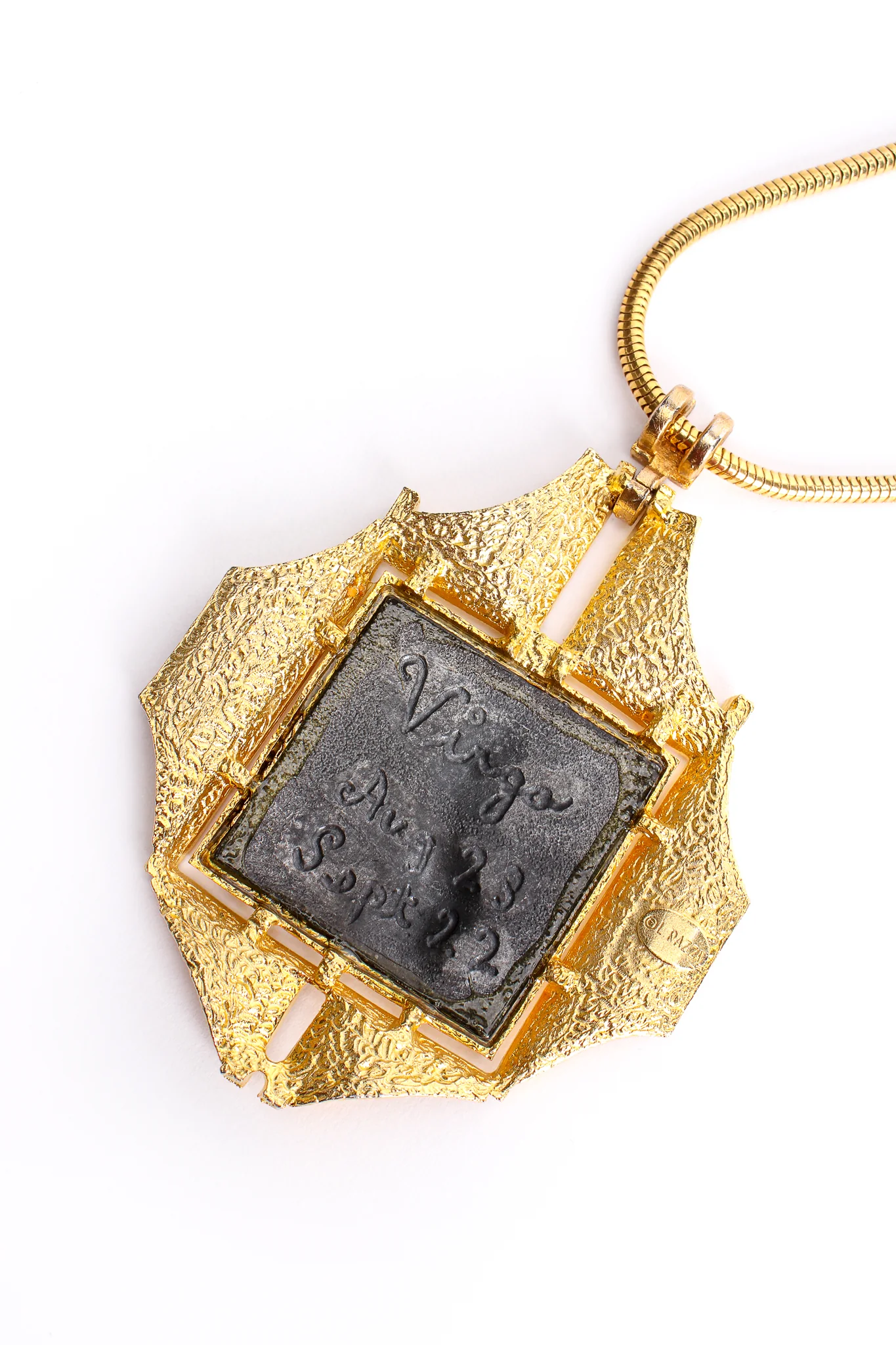 Modernist Virgo Pendant Necklace - Image 2