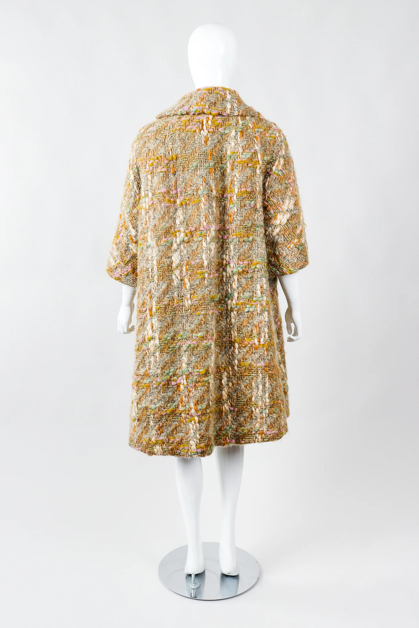 Mohair Bouclé Swing Coat - Image 5