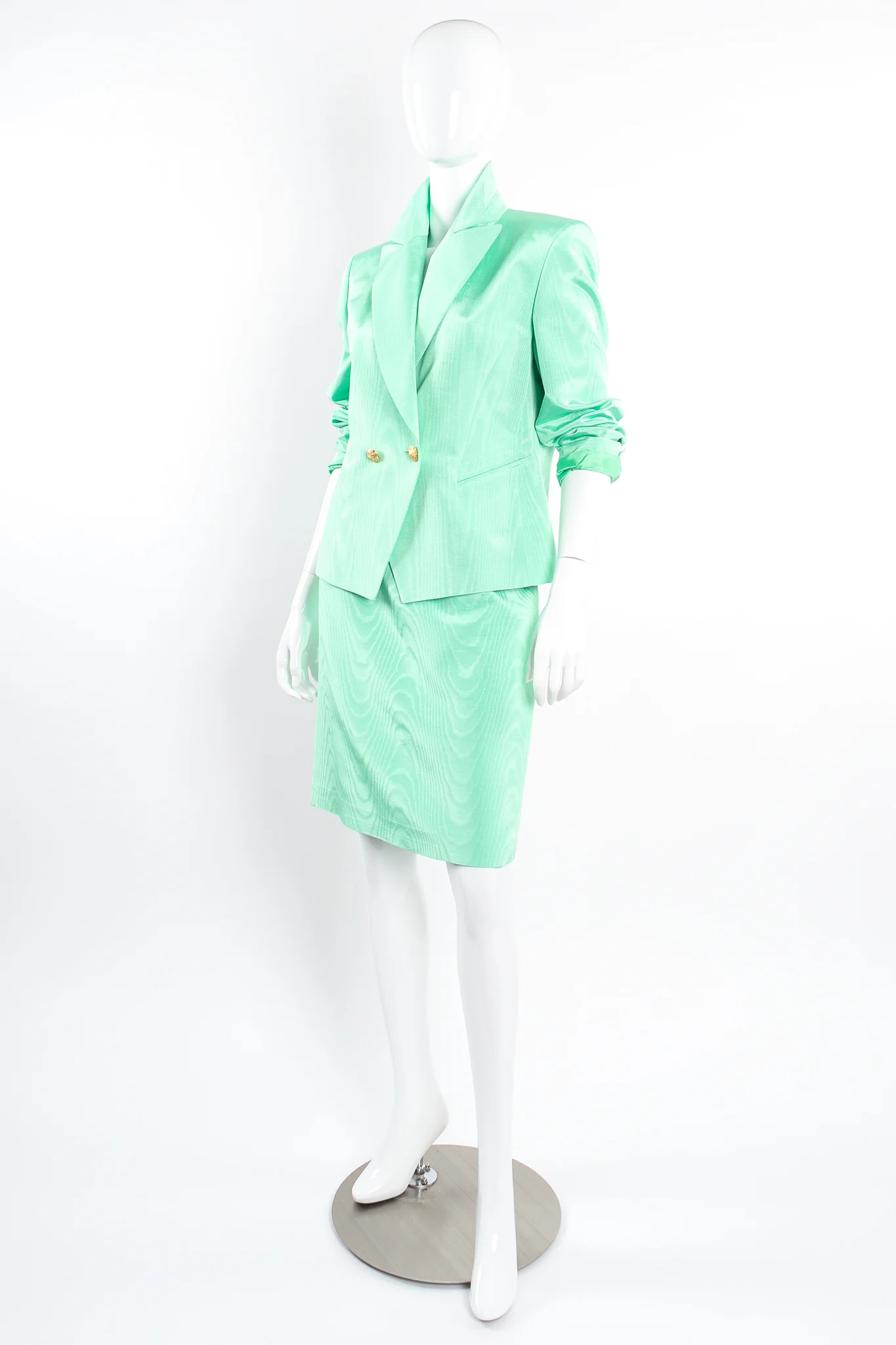 Moiré Jacket & Skirt Suit - Image 4