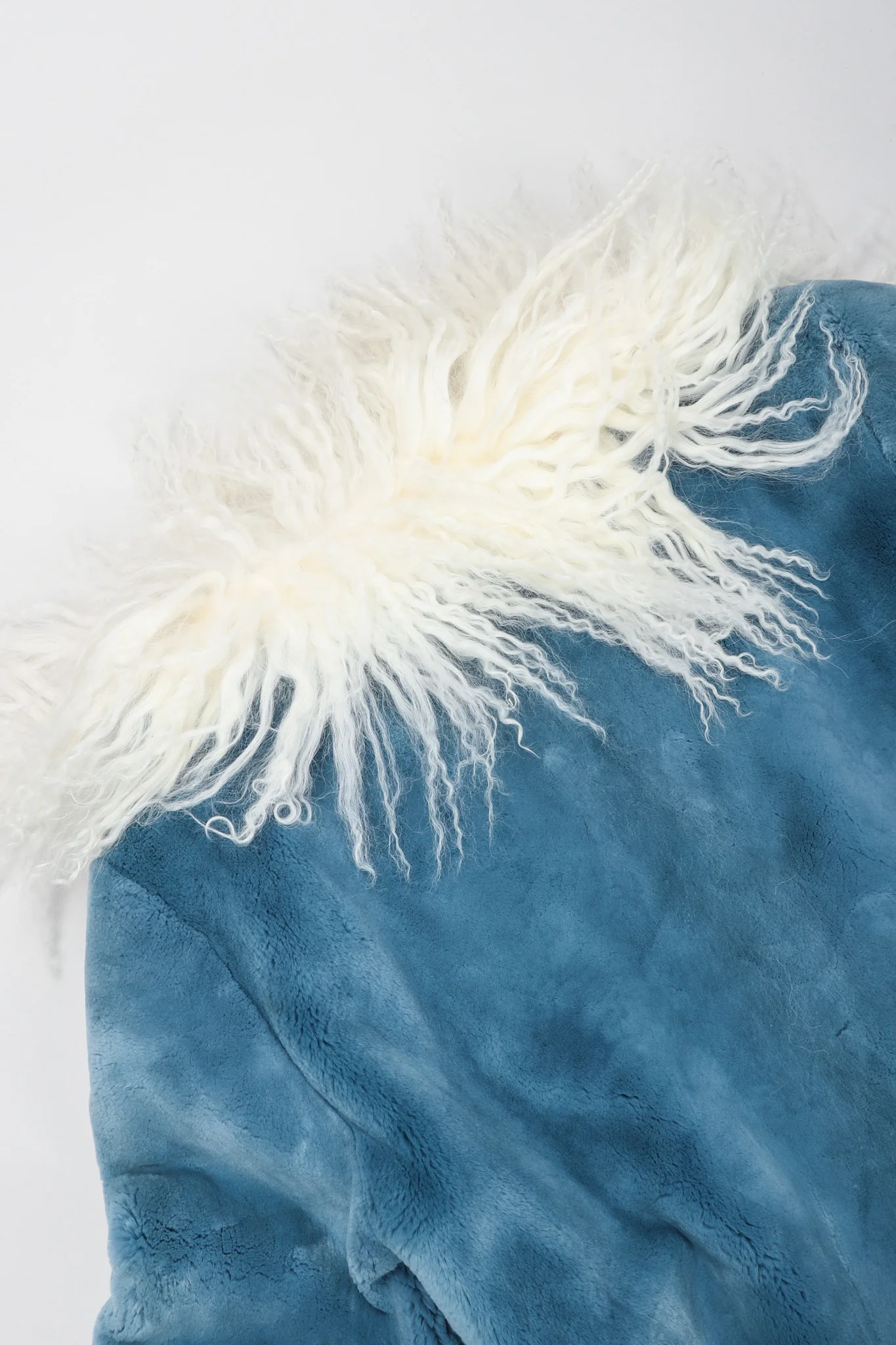 Mongolian Trimmed Plush Fur Jacket - Image 18